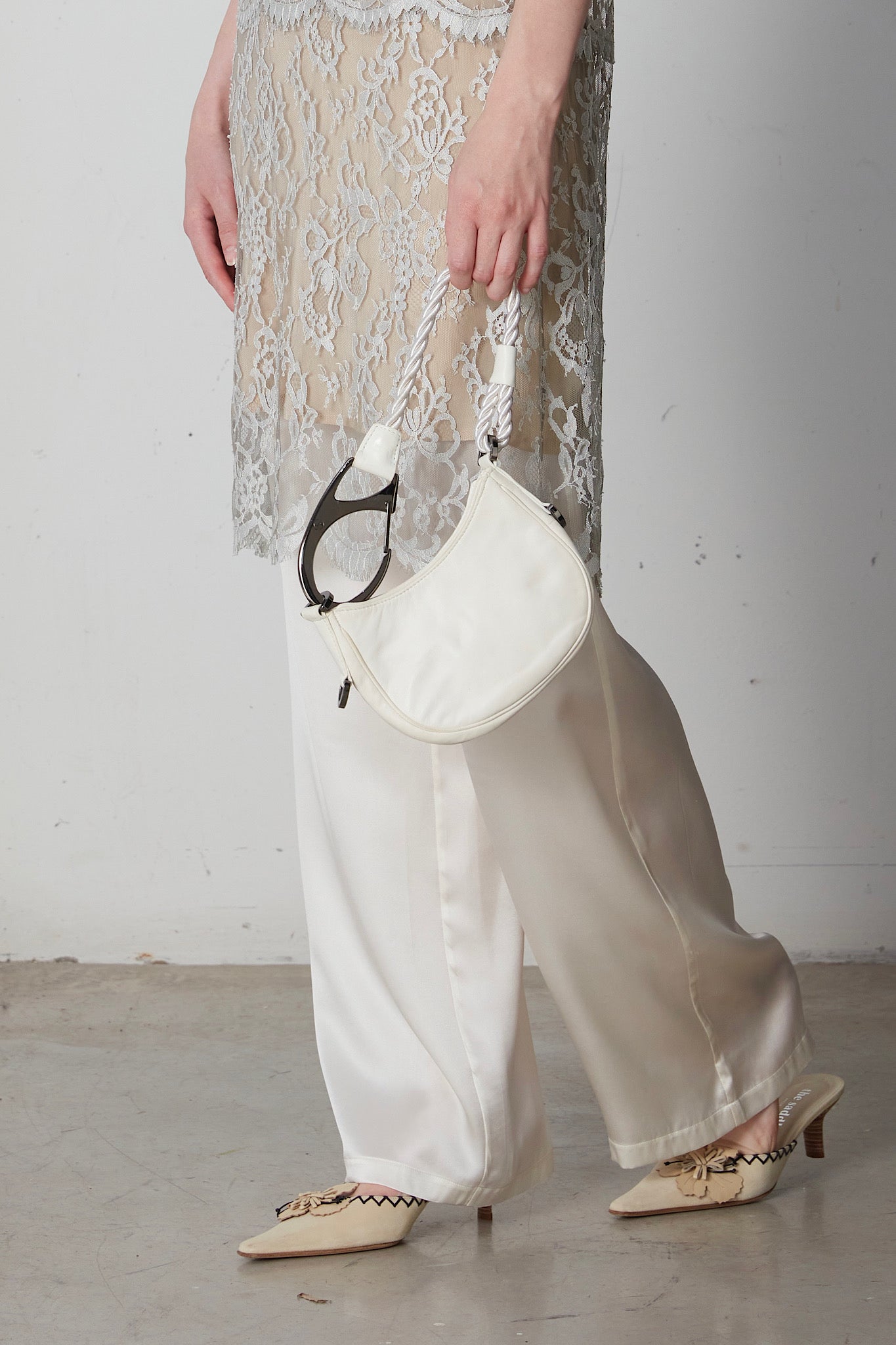 Pantalone in raso di seta La Perla