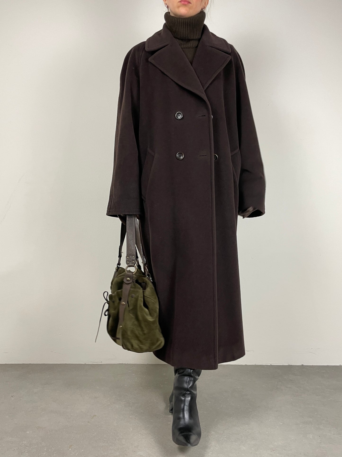 Cappotto in lana e cashmere