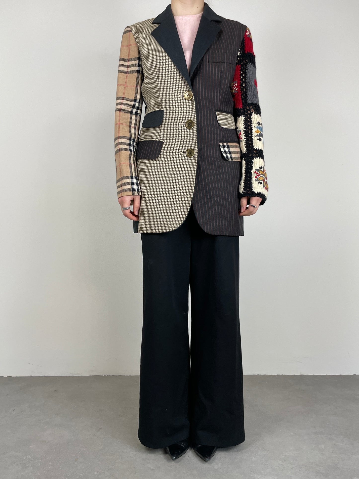 Blazer patchwork MOSCHINO COUTURE