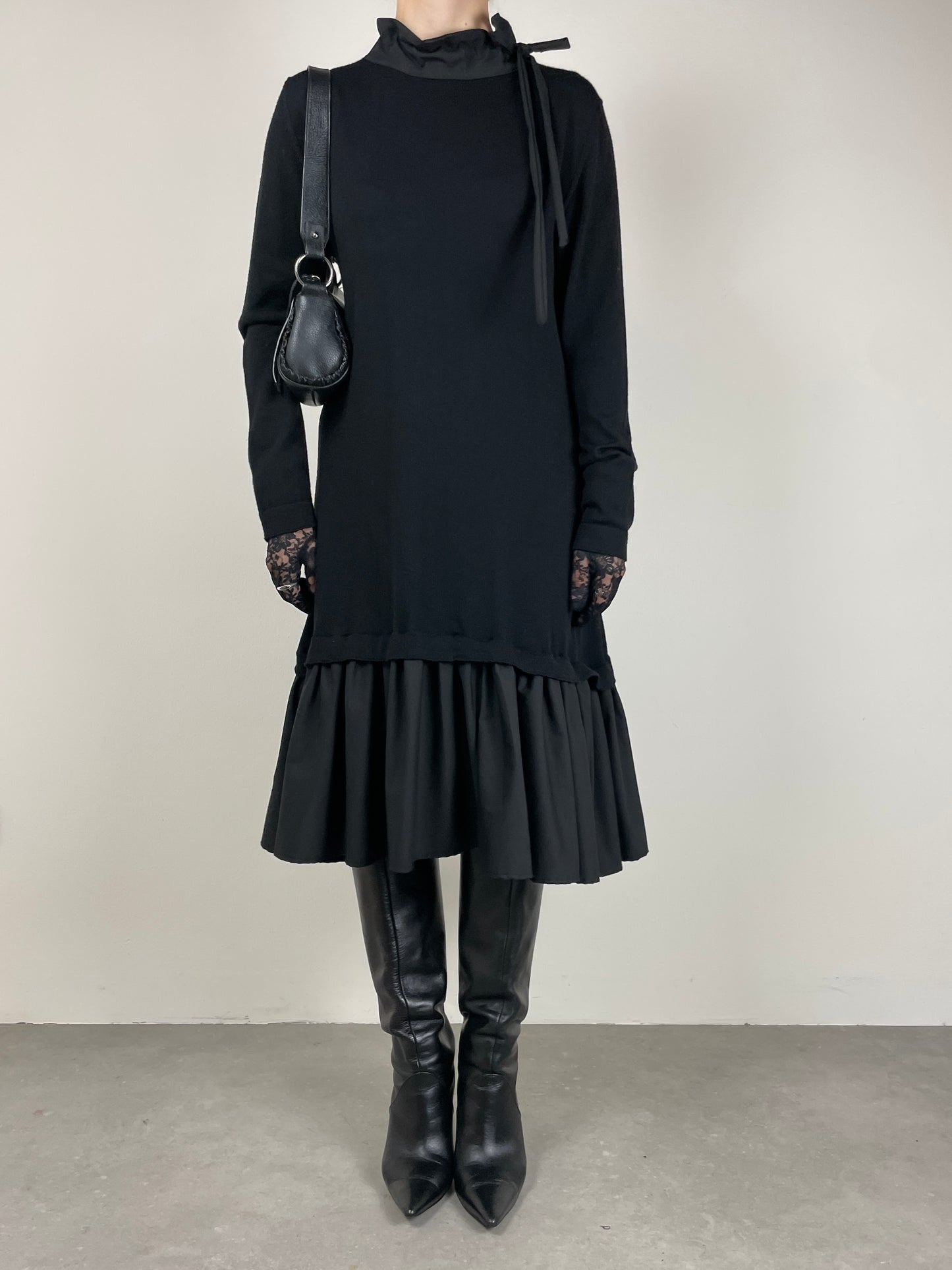 Abito in maglia di lana