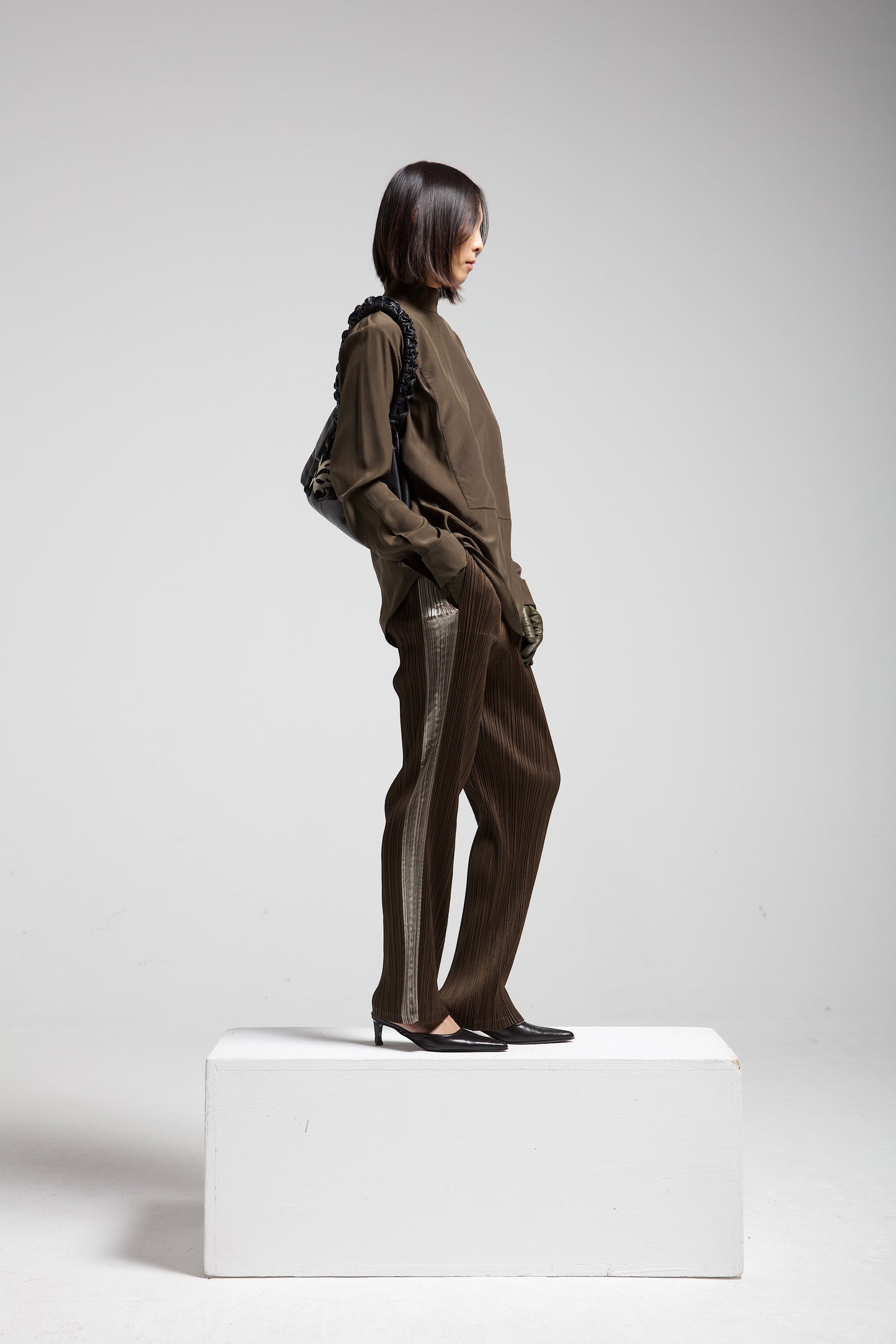 JIL SANDER blusa in seta
