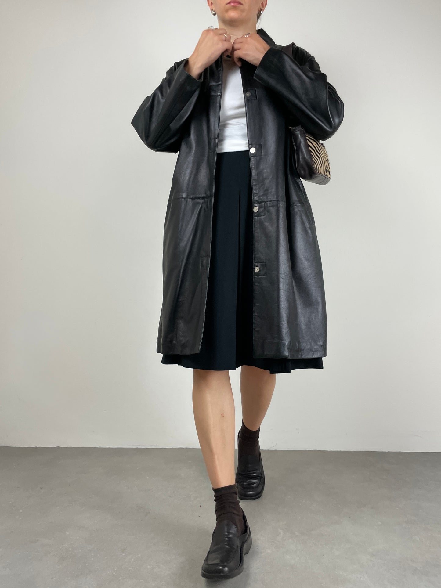 Giacca vintage in vera pelle Made in Italy