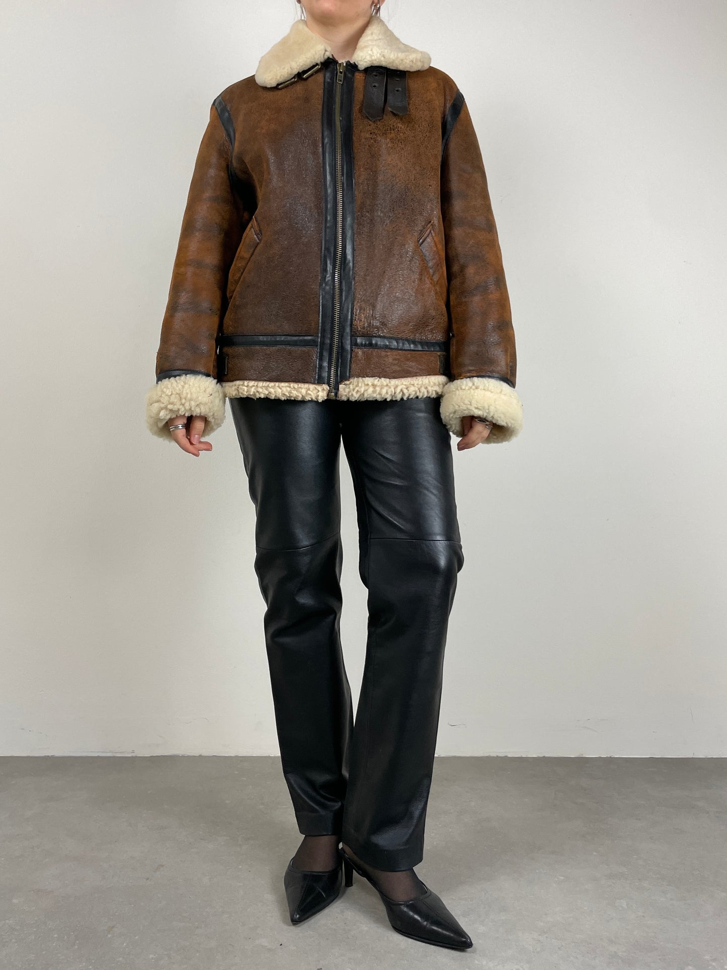 Montone in vero shearling