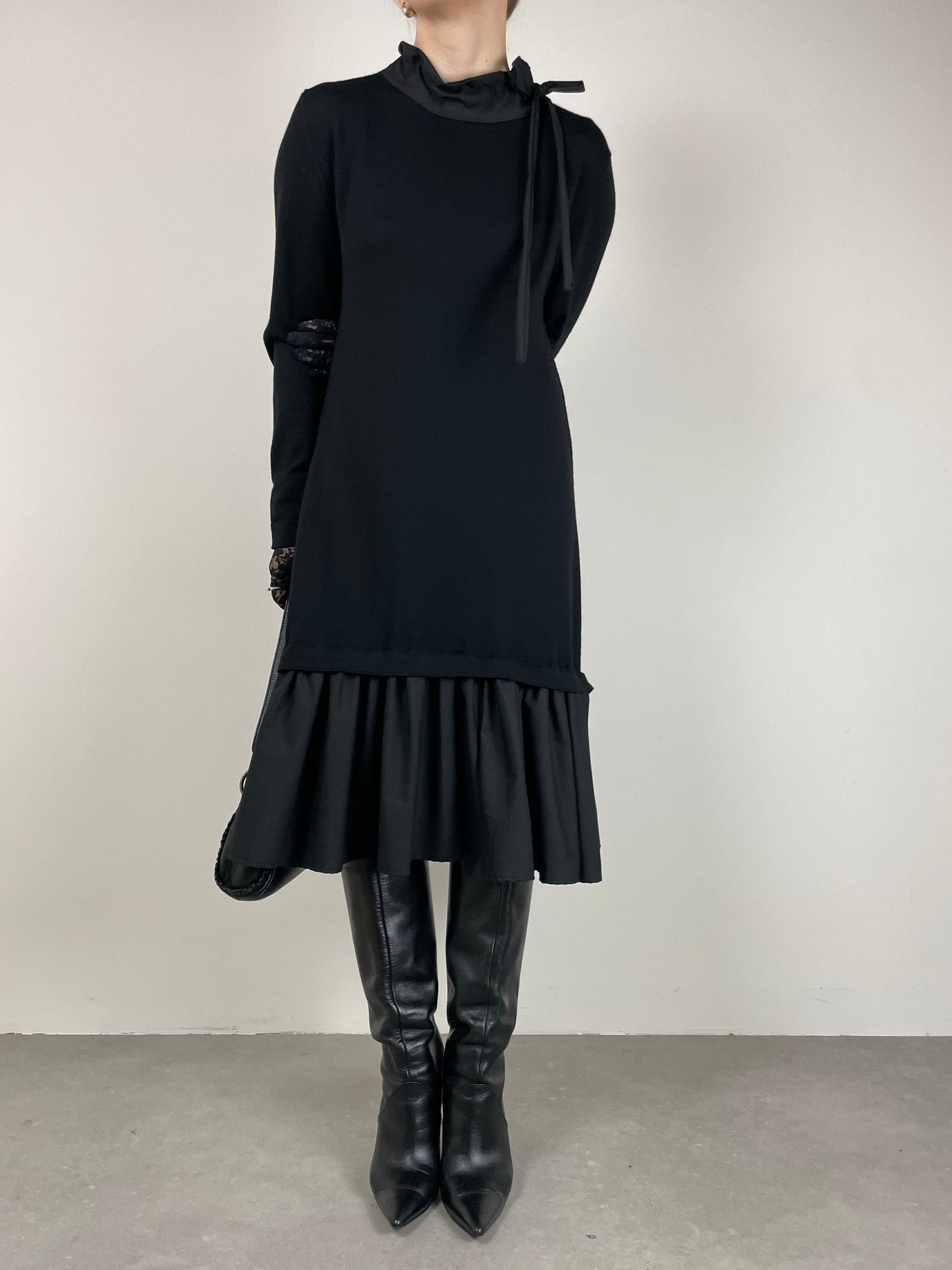Abito in maglia di lana