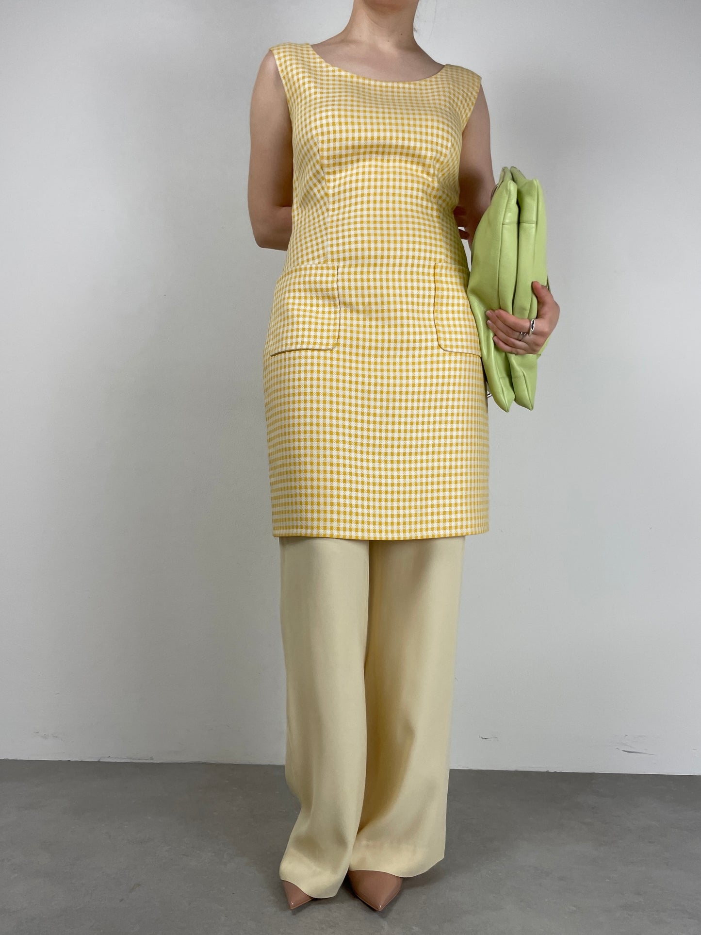 PRADA SS 1992 abito in lana e seta
