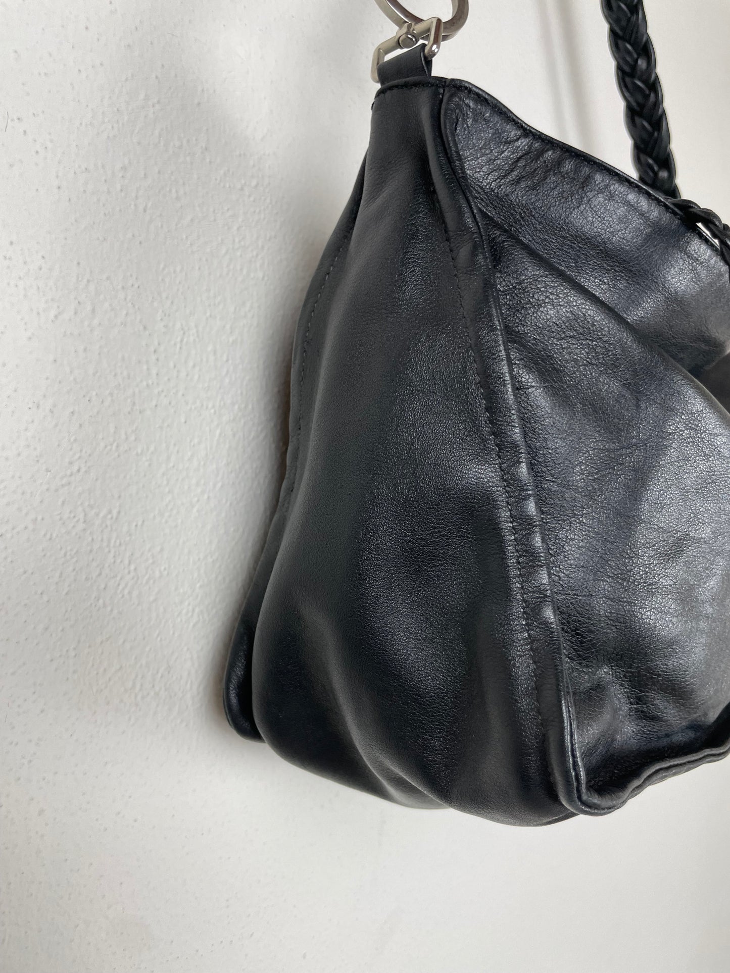 Borsa a spalla in vera pelle