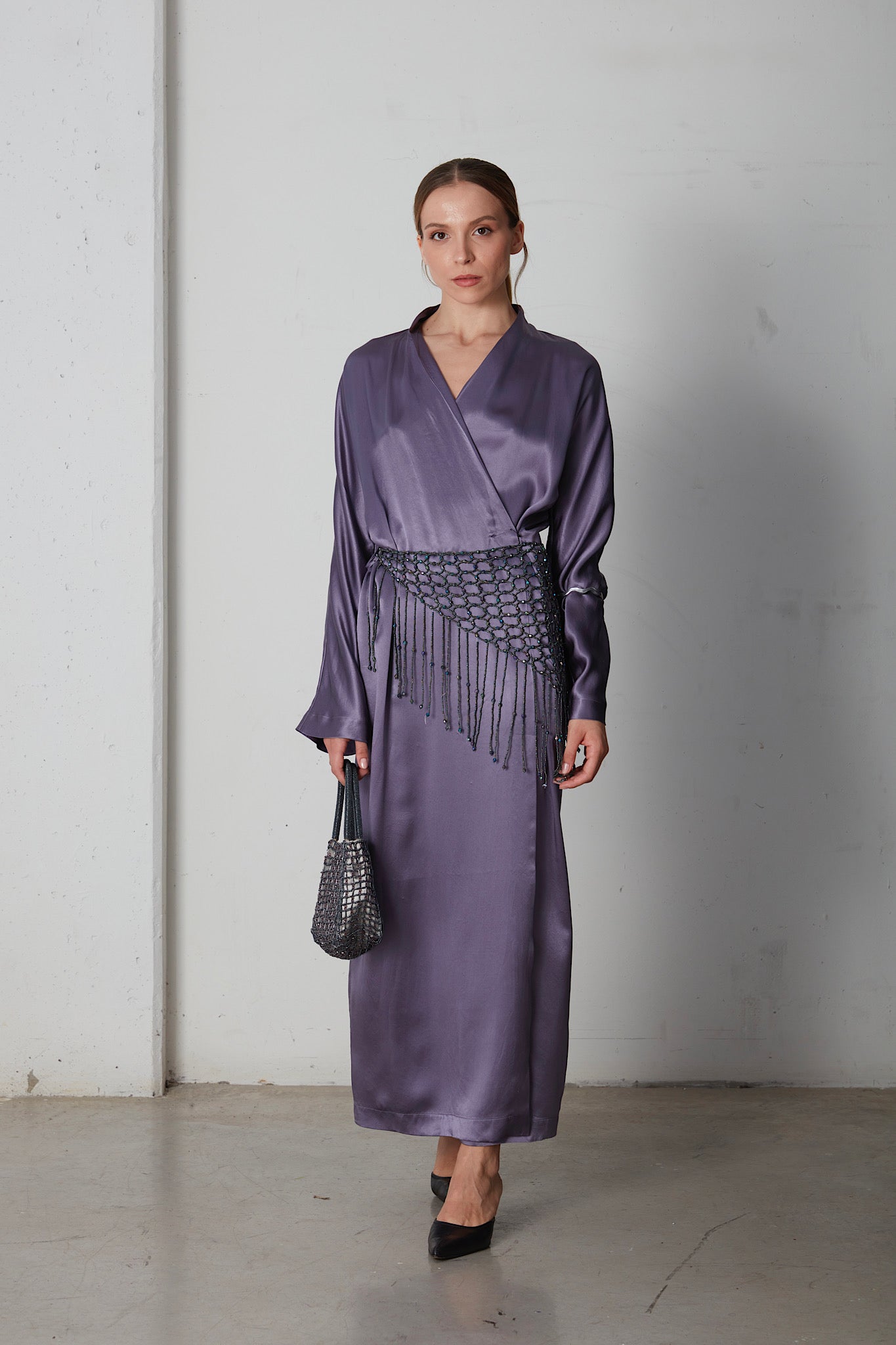 Vestaglia in raso di seta Malizia by La Perla