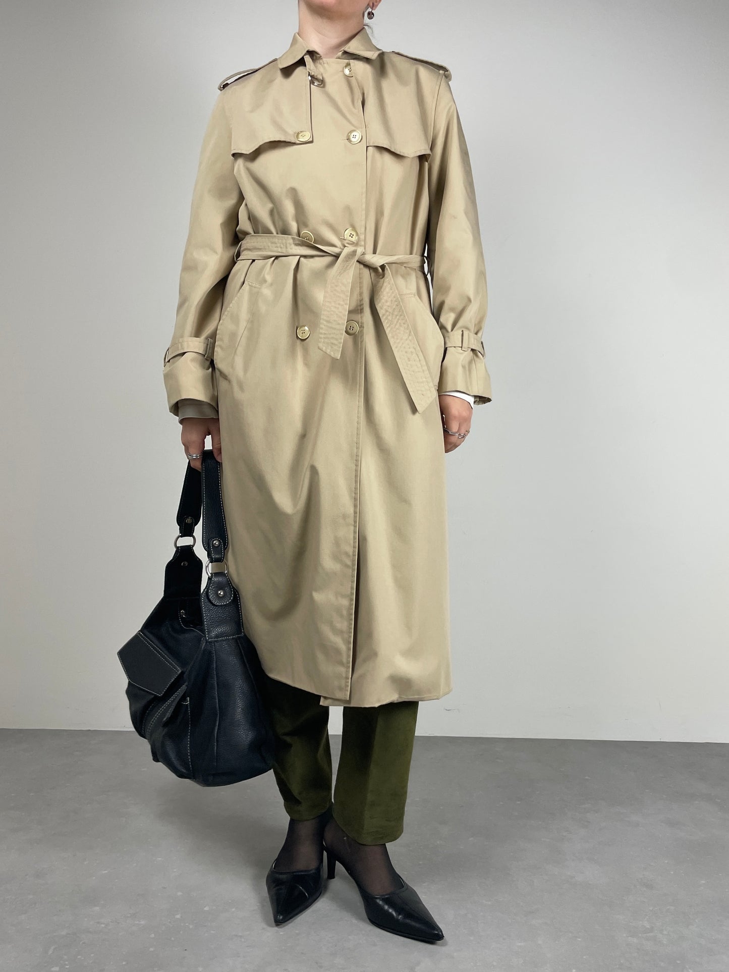 Trench vintage a doppiopetto