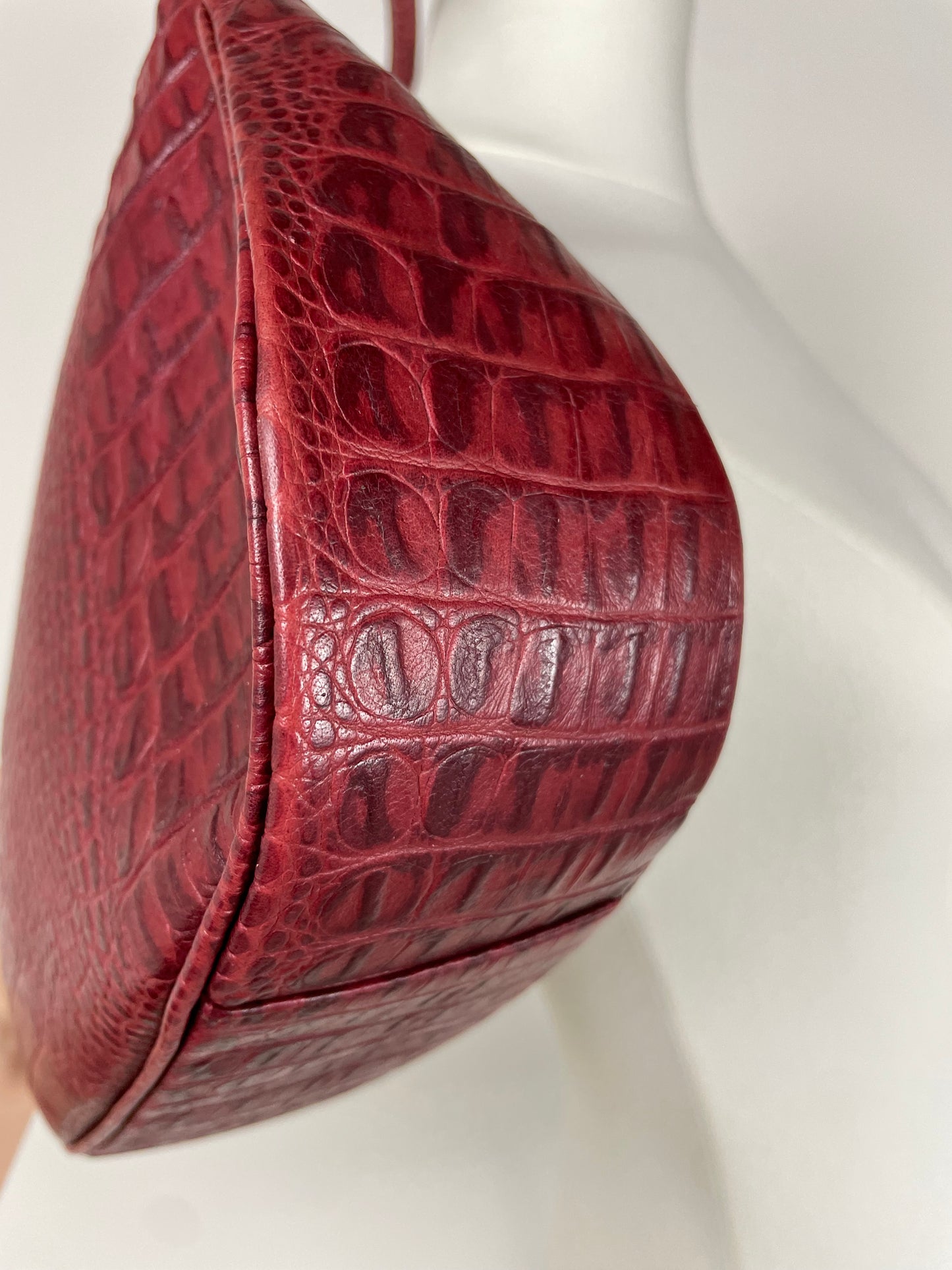 Borsa vera pelle effetto Cocco