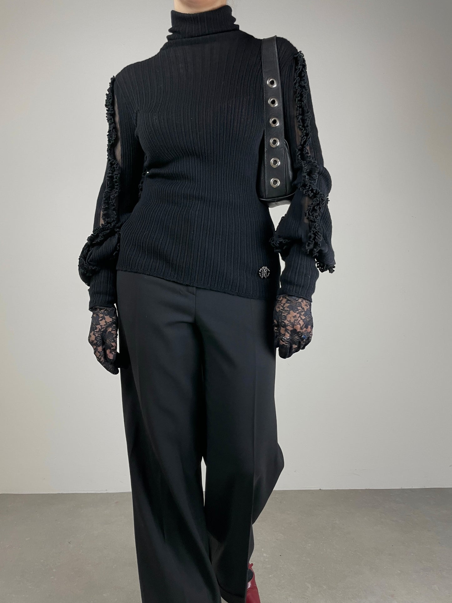 Maglioncino Roberto Cavalli in lana e seta