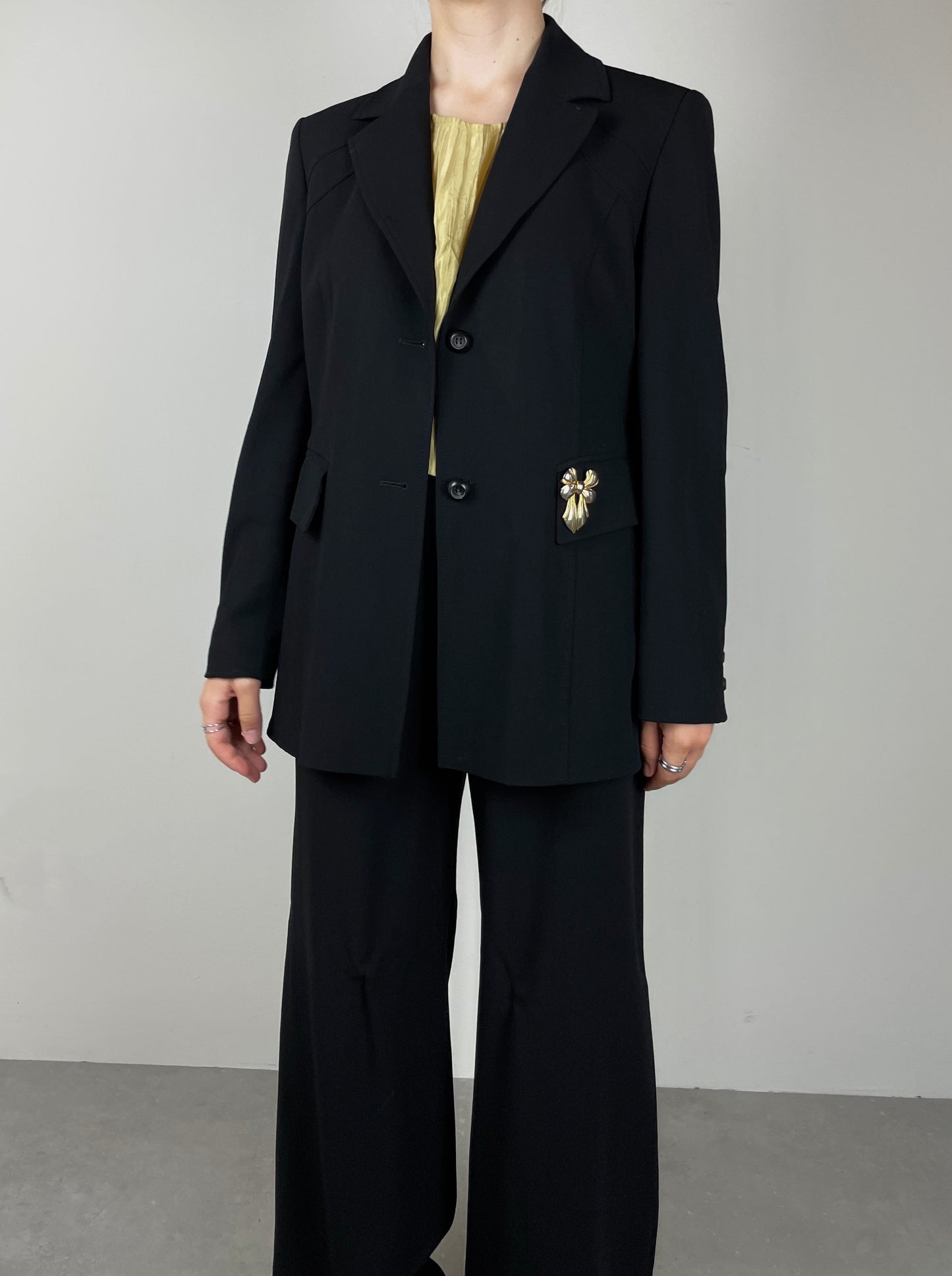 Wool black suit