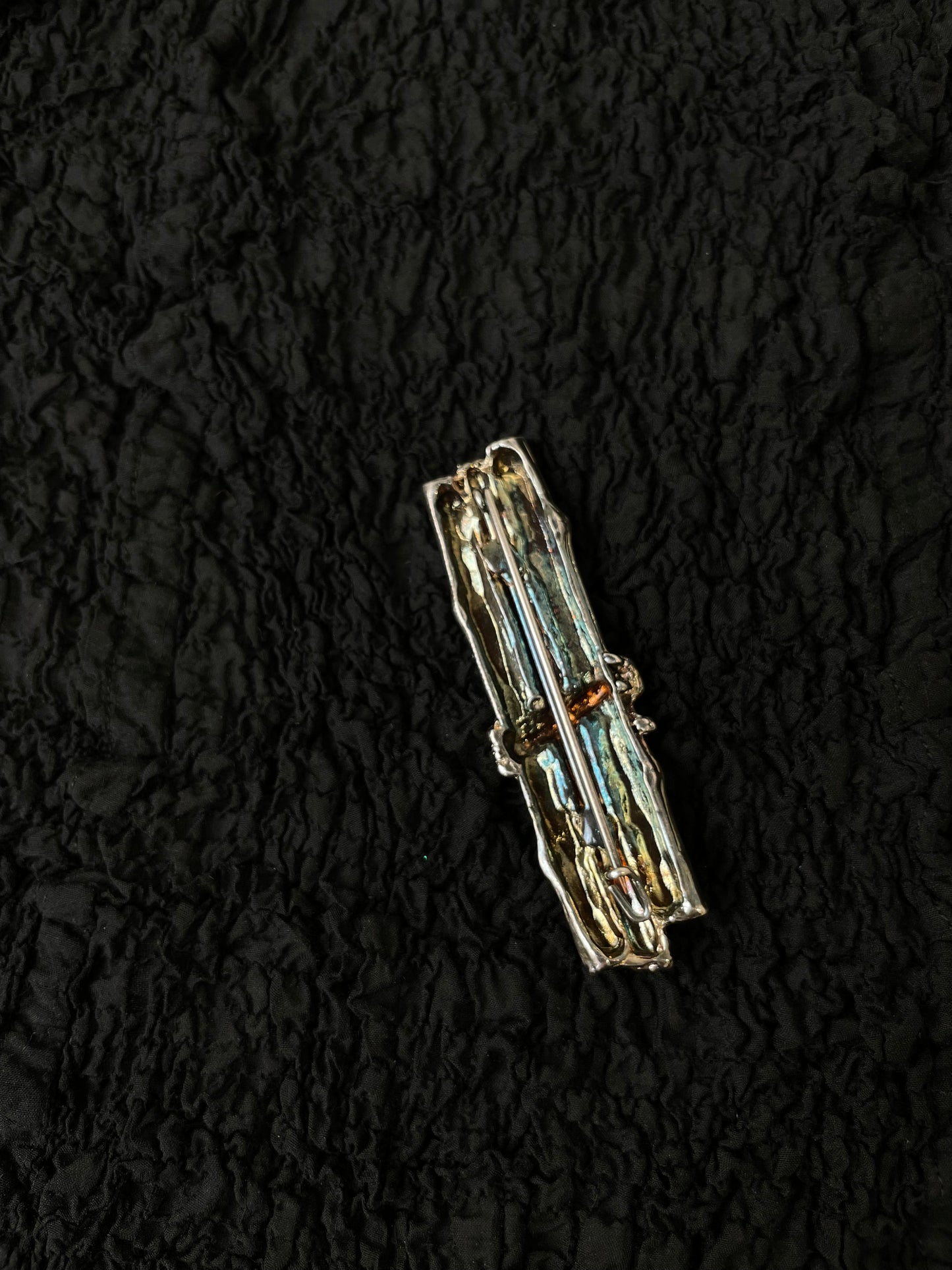 Bamboo vintage brooch