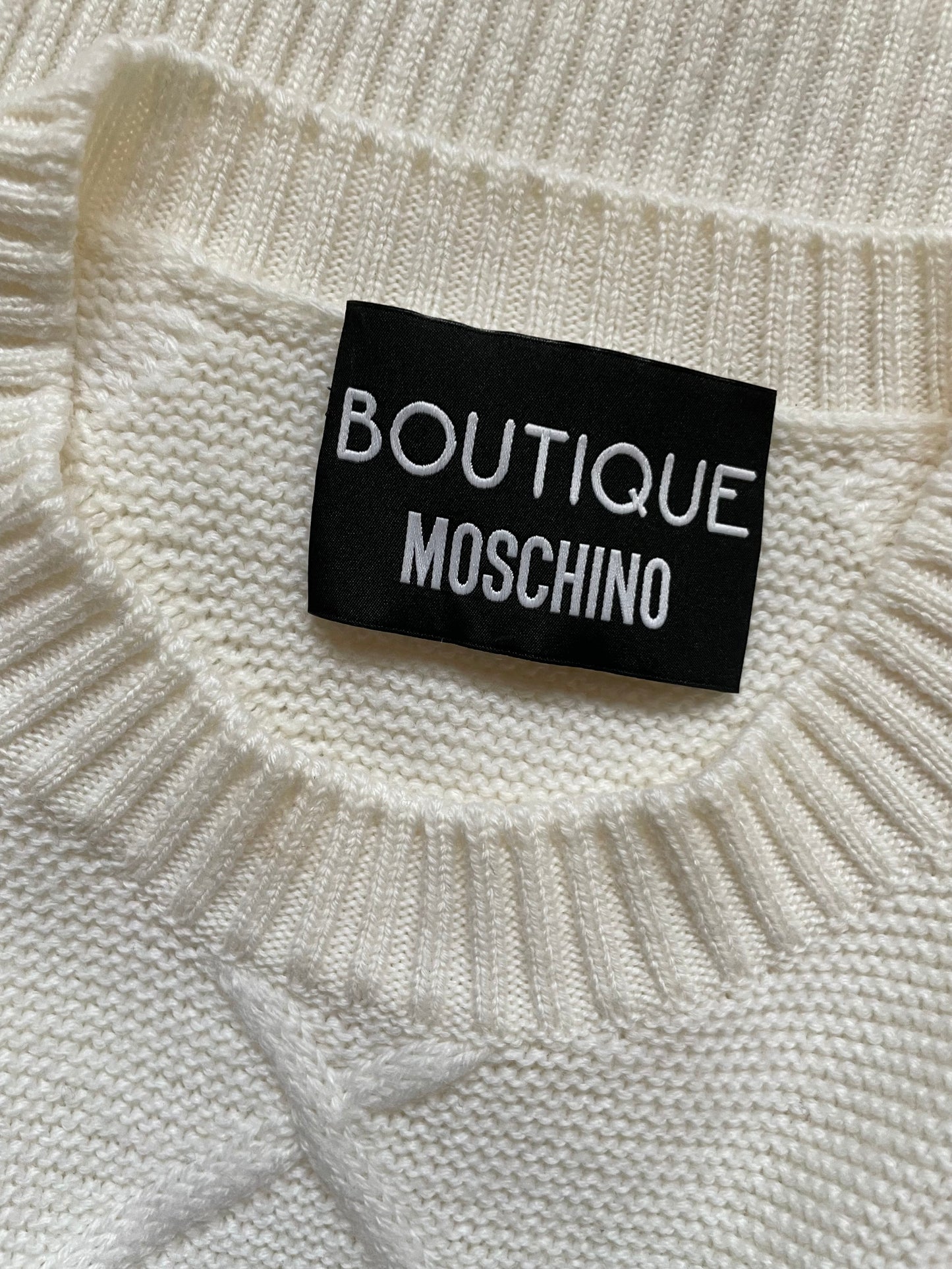BOUTIQUE MOSCHINO maglione in lana vergine
