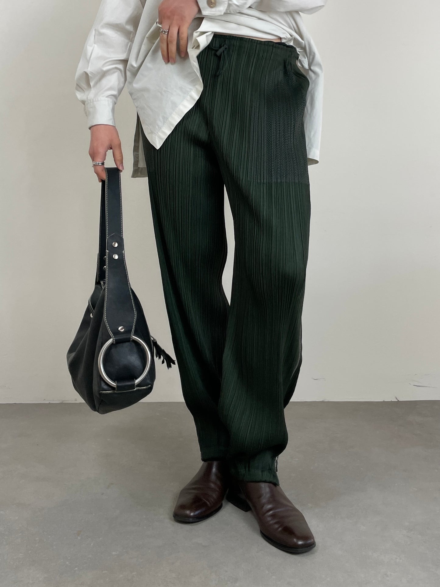 Pleats Please Issey Miyake pantaloni