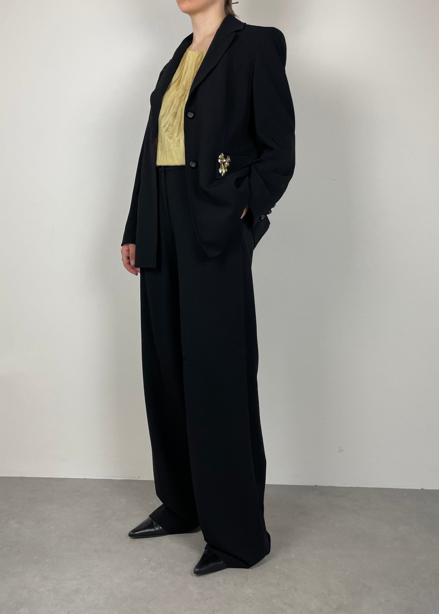 Wool black suit