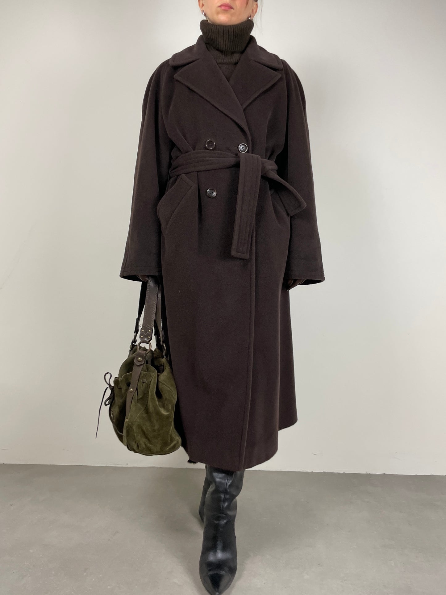 Cappotto in lana e cashmere
