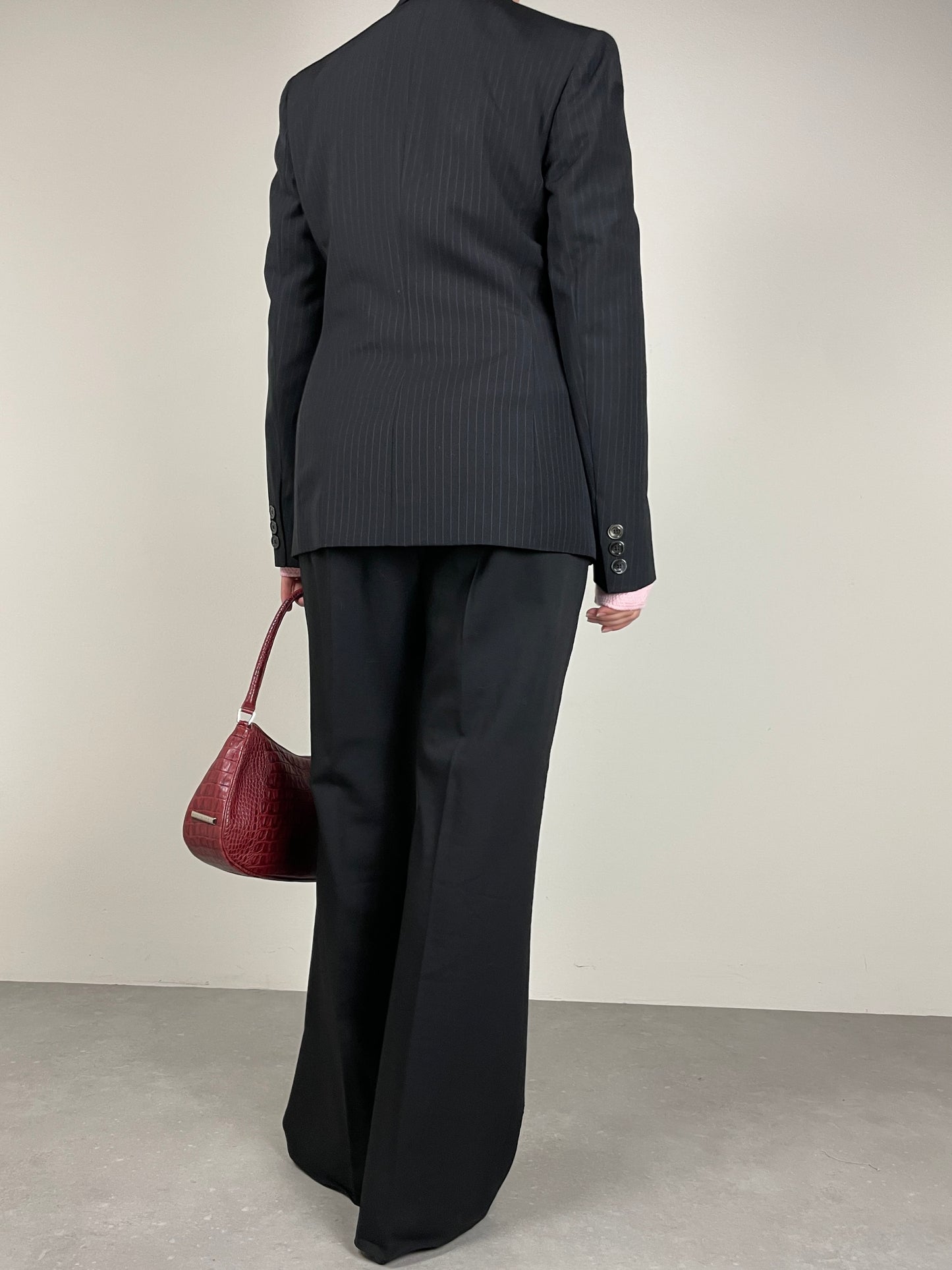 Blazer gessato Cinzia Rocca in pura lana