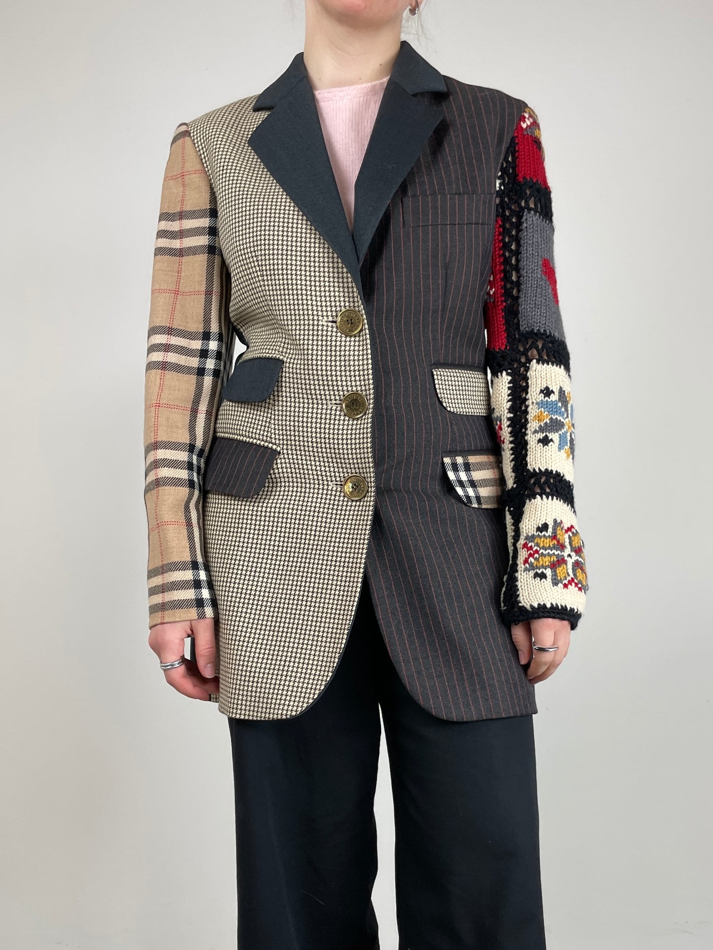 Blazer patchwork MOSCHINO COUTURE