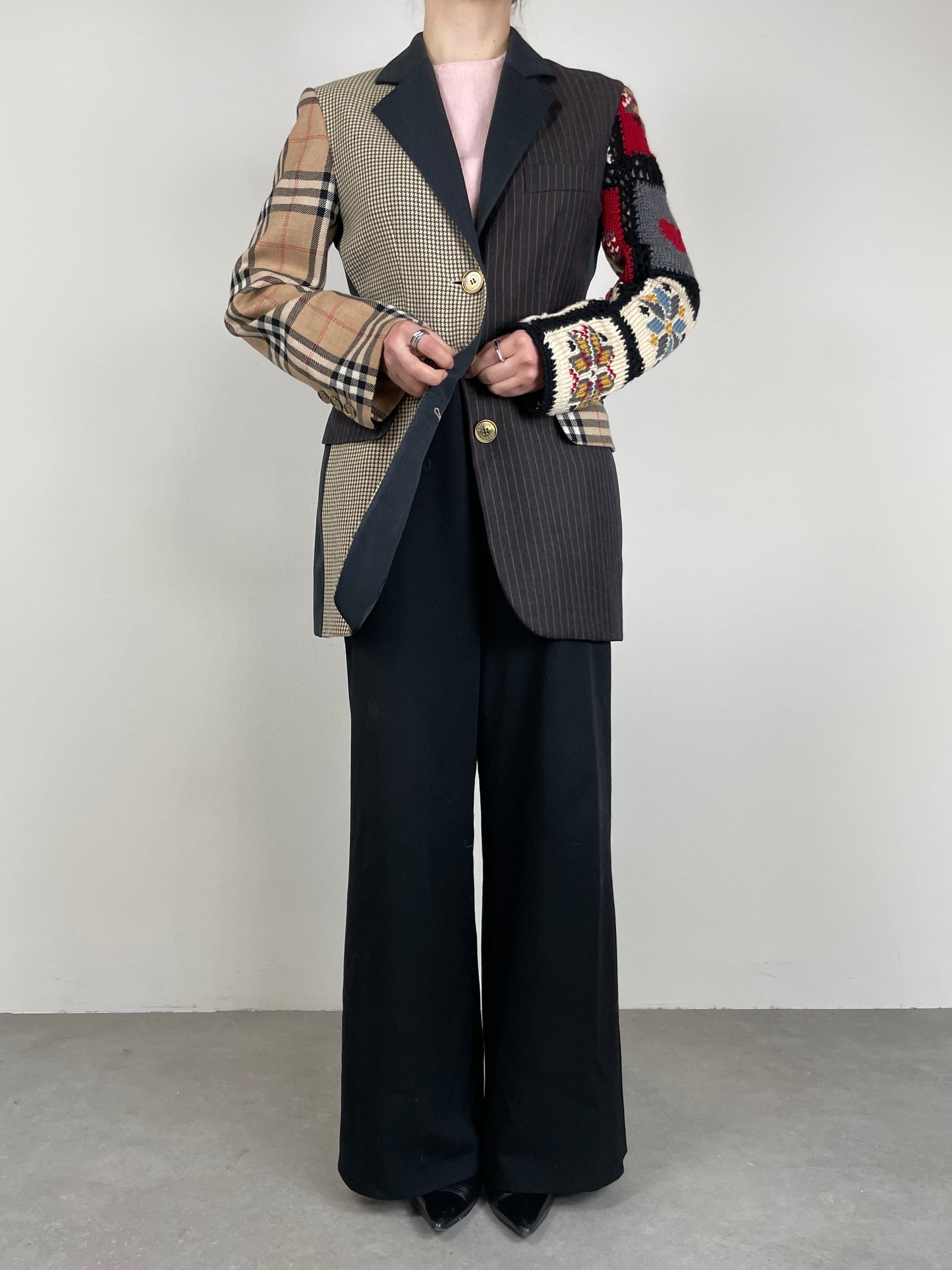 Blazer patchwork MOSCHINO COUTURE