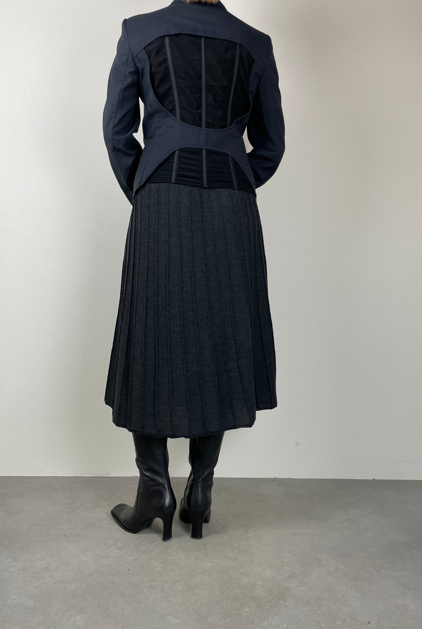 Structured wool blazer