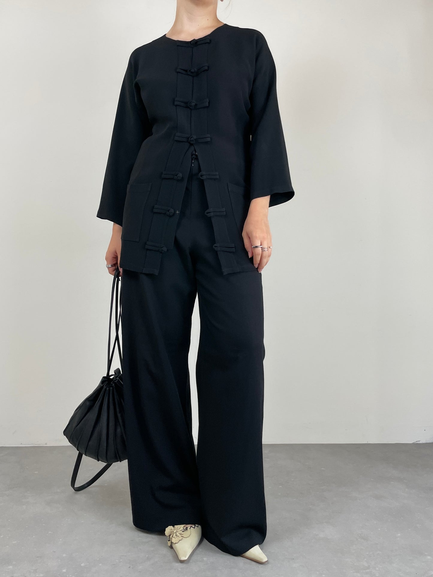 MOSCHINO giacca vintage in stile orientale