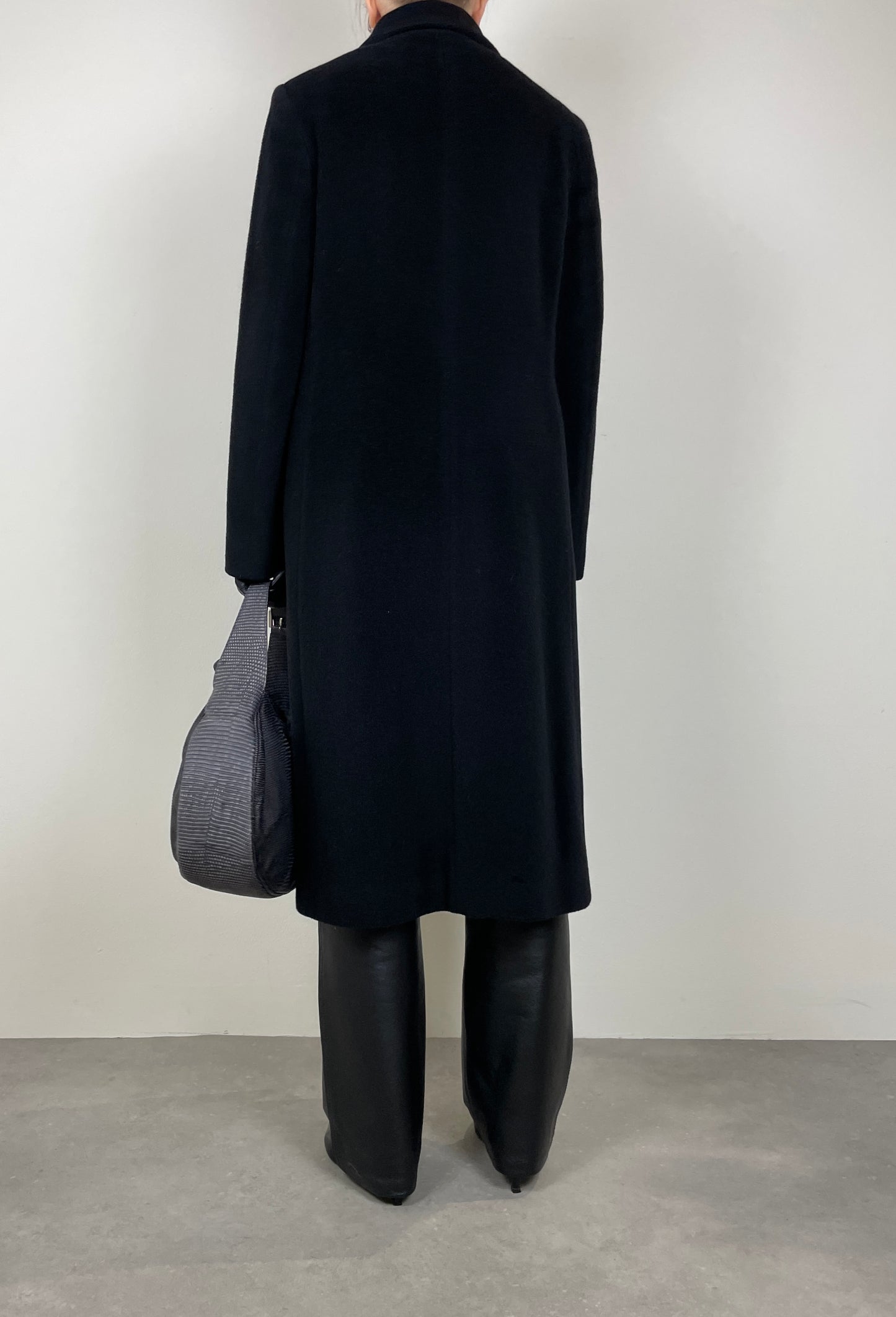 Made in Italy wool and cashmere coat