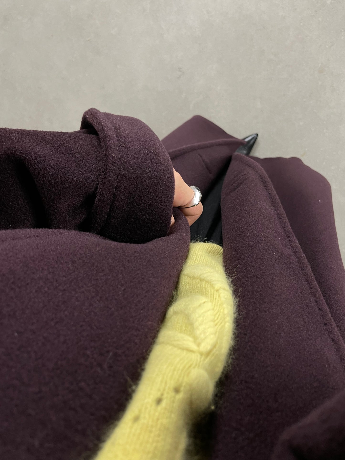 Marina Rinaldi cappotto in lana e cashmere