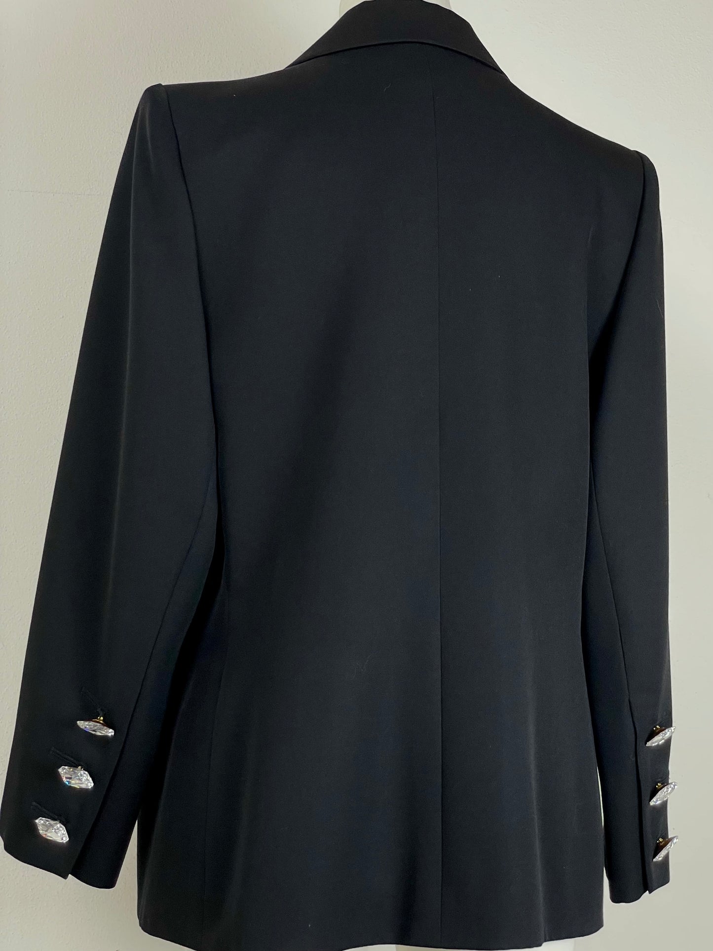 Yves Saint Laurent Blazer smoking con bottoni gioiello