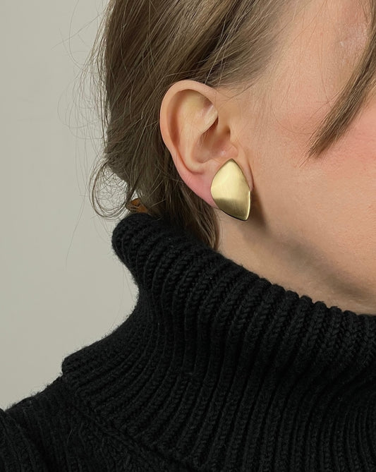 Gold plated vintage earrings