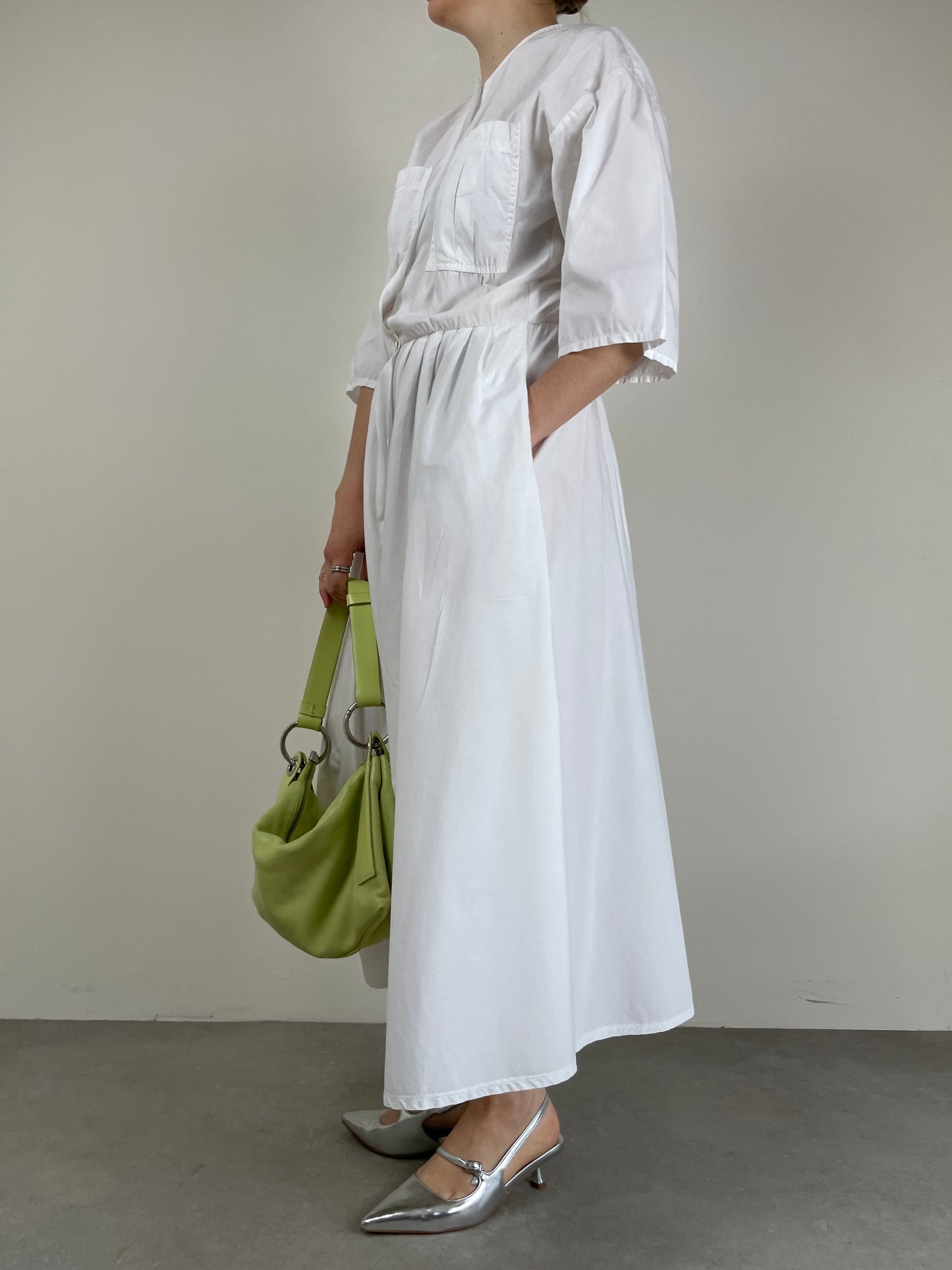 Abito chemisier vintage in cotone