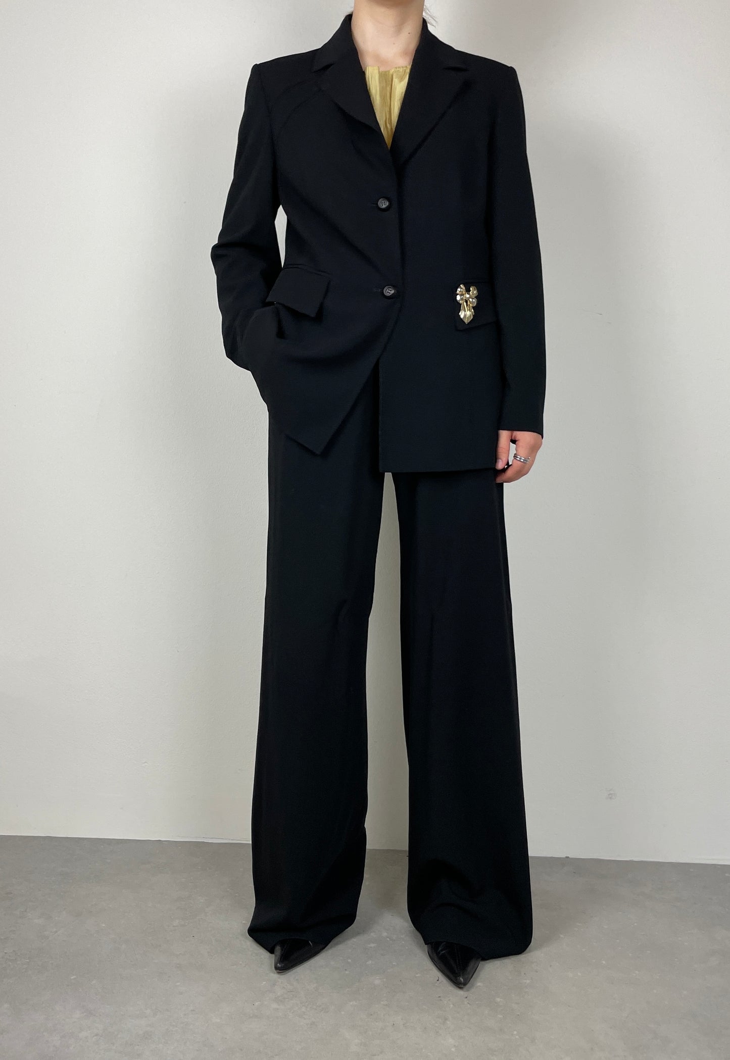 Wool black suit