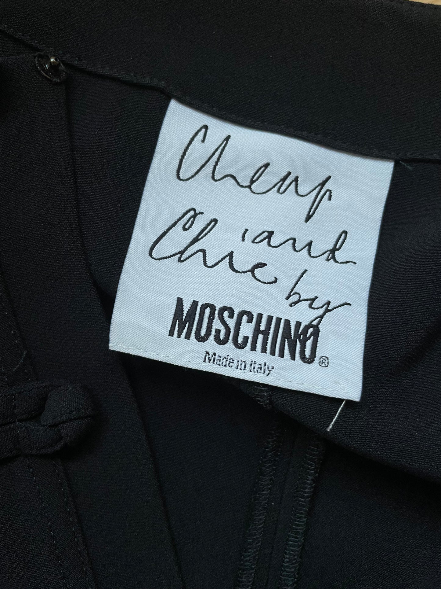 MOSCHINO giacca vintage in stile orientale