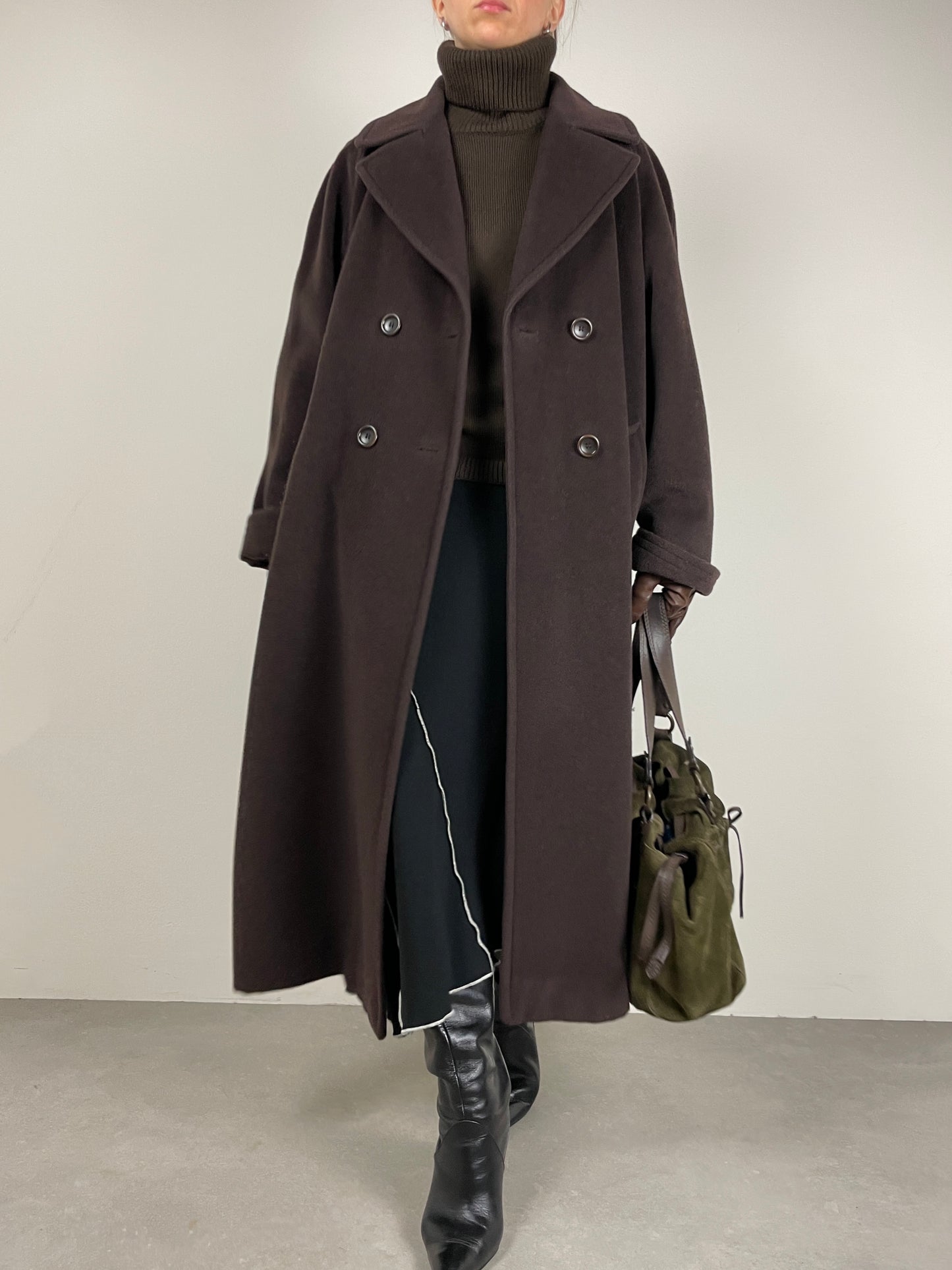 Cappotto in lana e cashmere