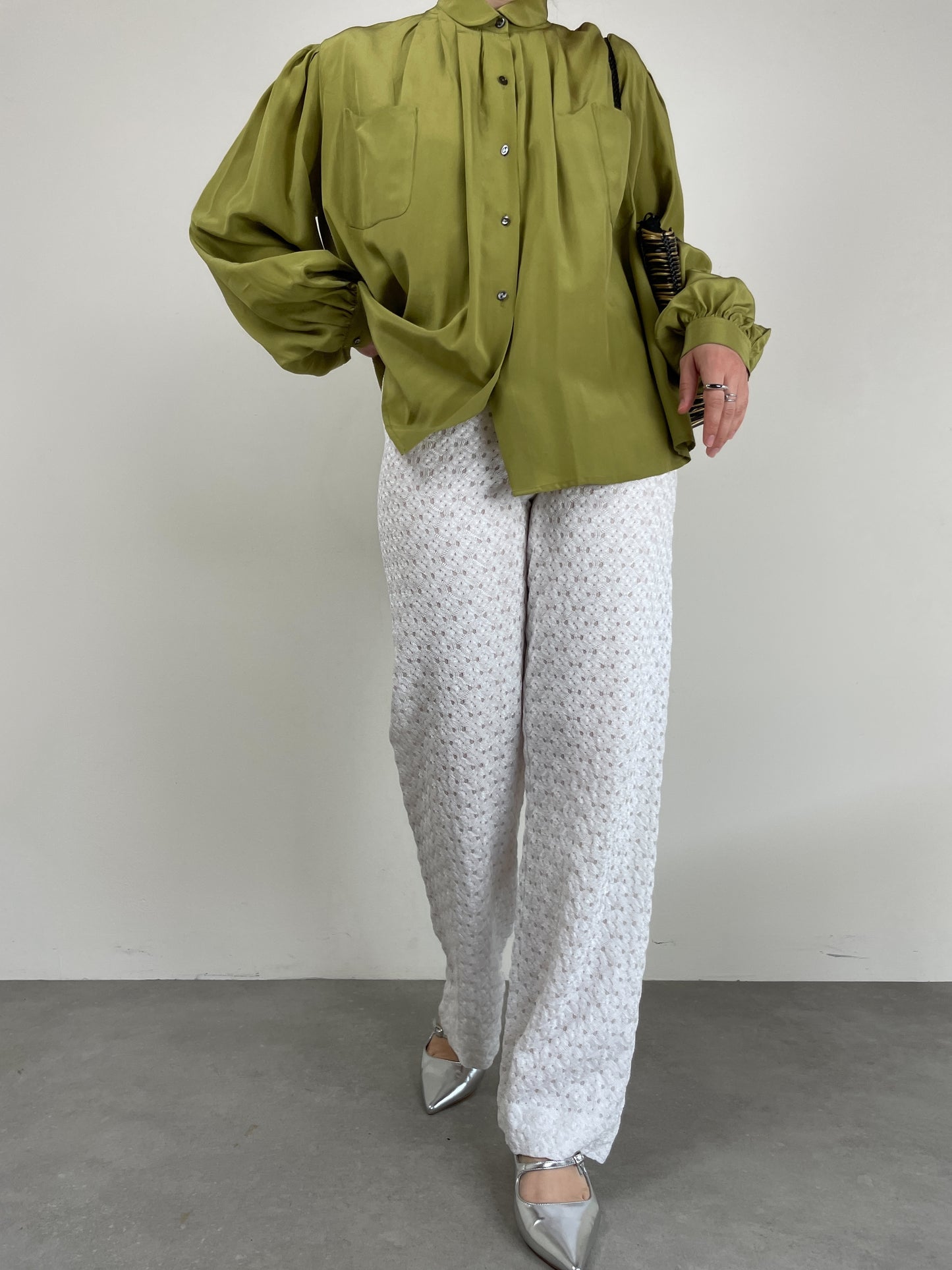 MISSONI pantaloni vintage effetto pizzo