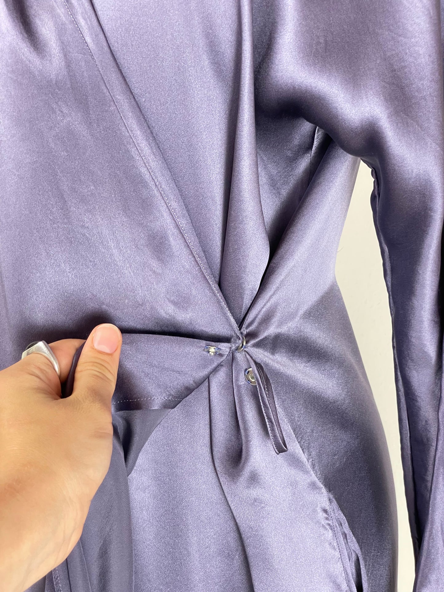 Vestaglia in raso di seta Malizia by La Perla