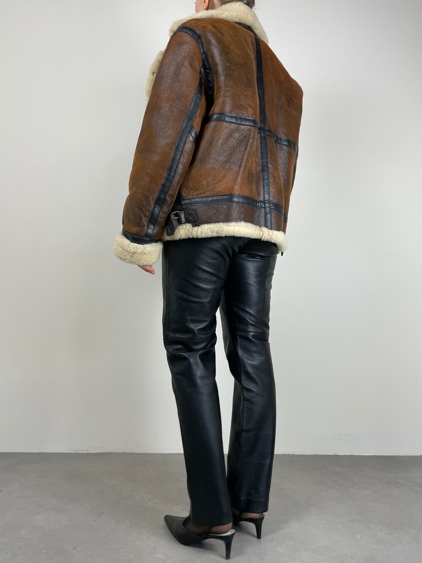 Montone in vero shearling