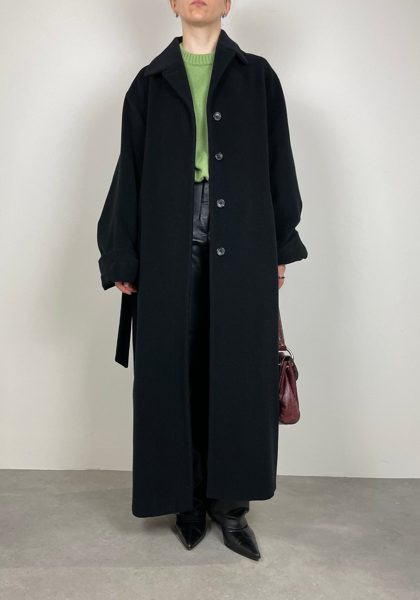 Piacenza Wool and angora coat