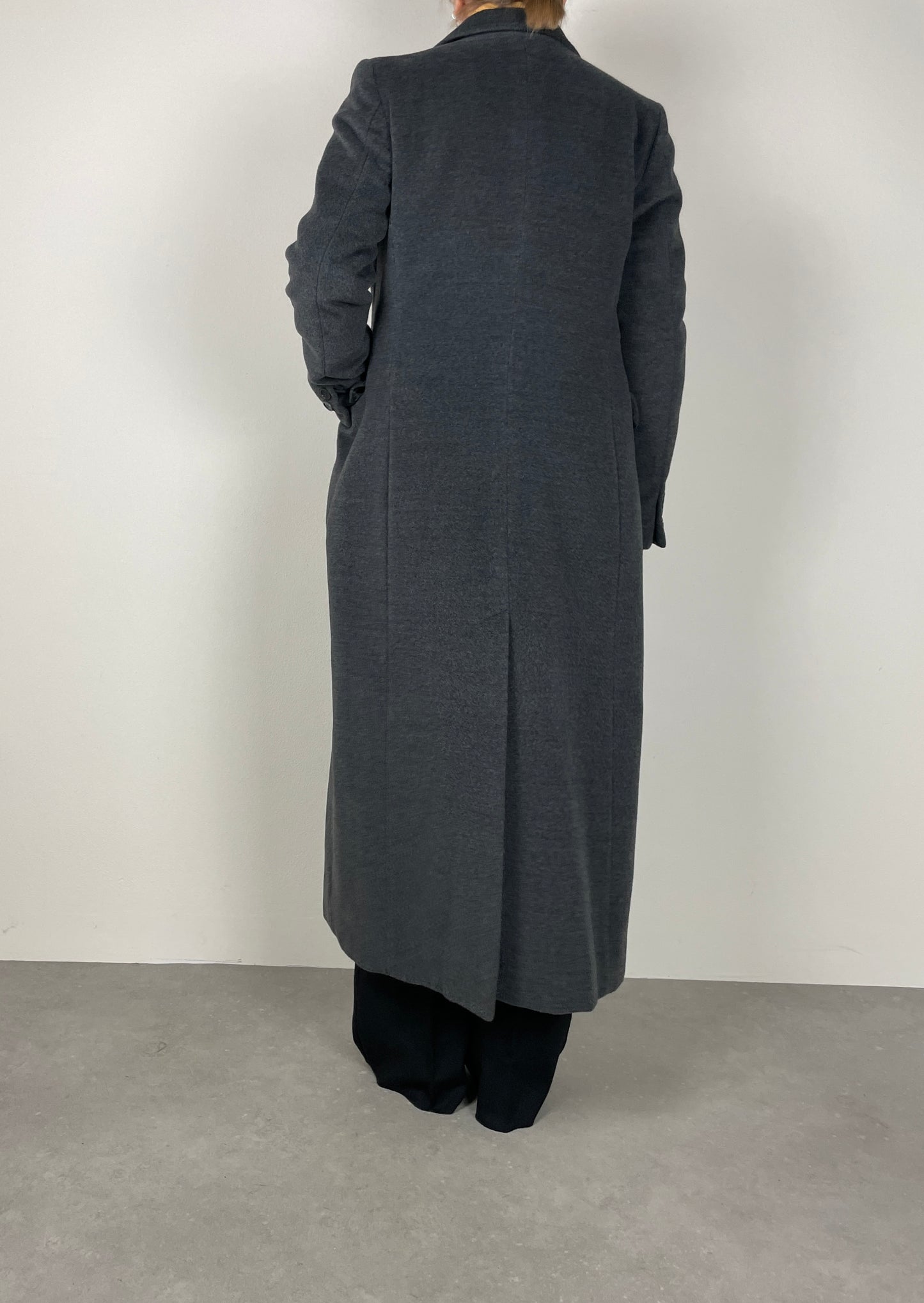 Grey wool coat