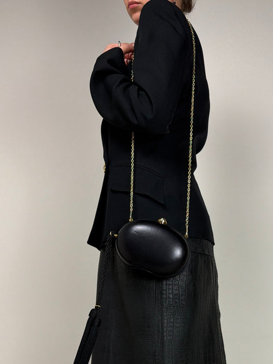 Clutch vintage in pelle