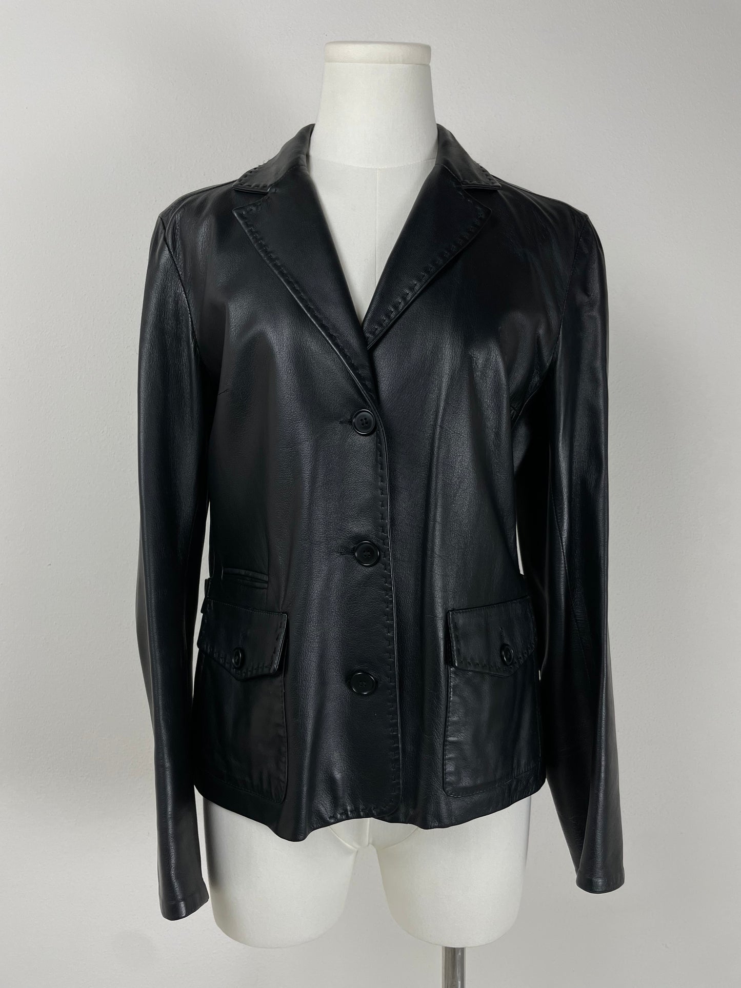 Blazer Made in Italy in vera pelle