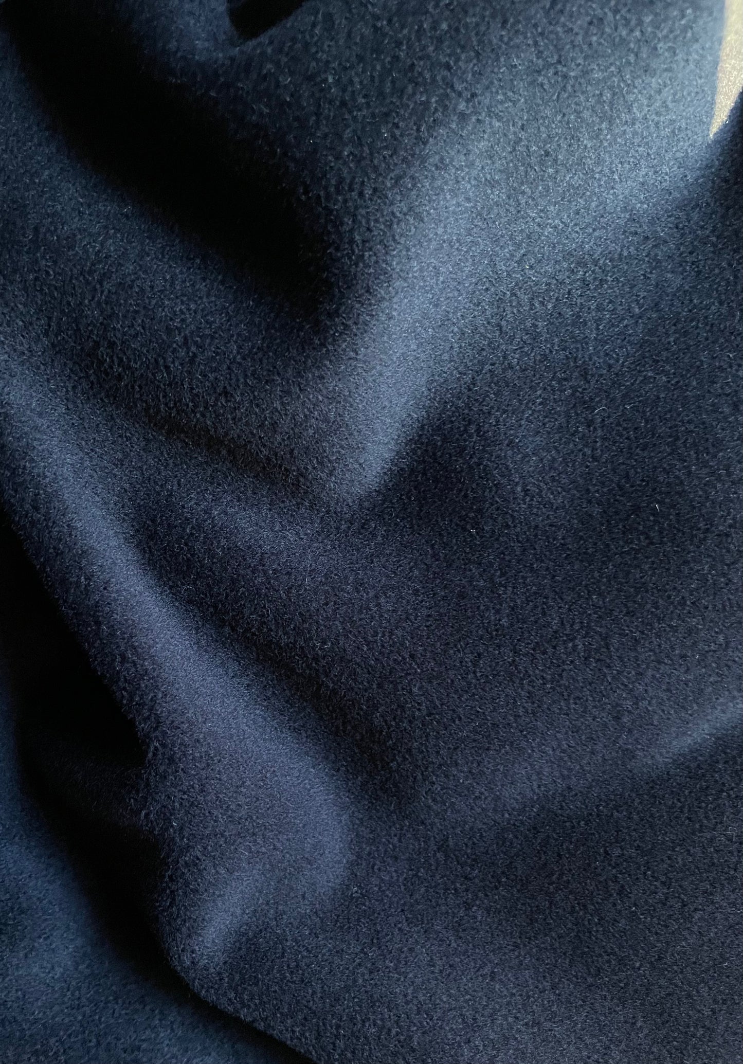 Blue Wool and cashmere new old stock coat