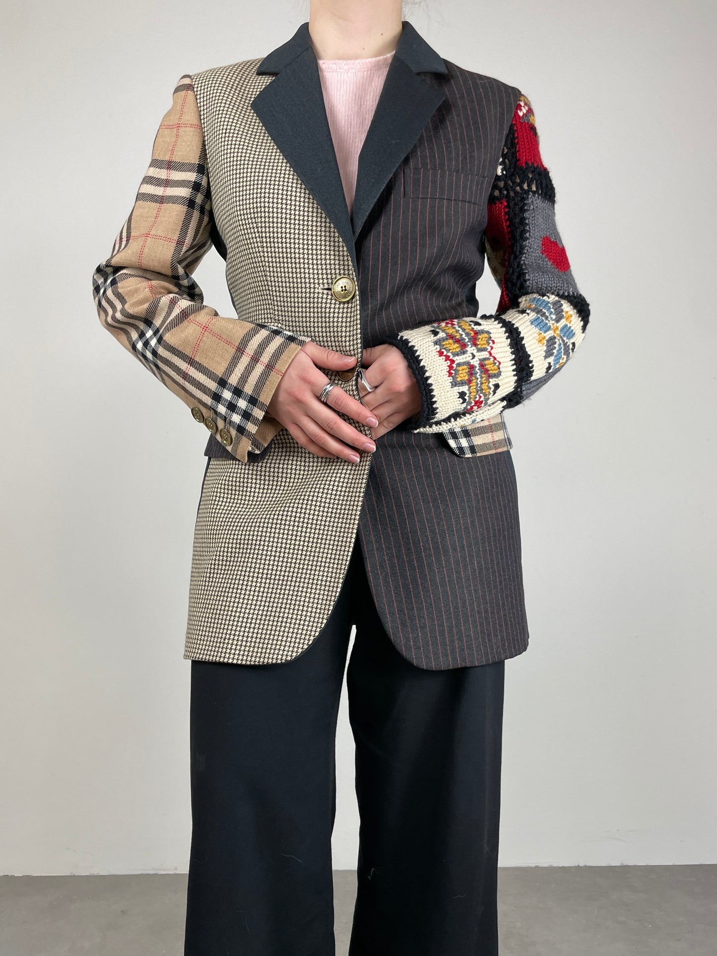 Blazer patchwork MOSCHINO COUTURE
