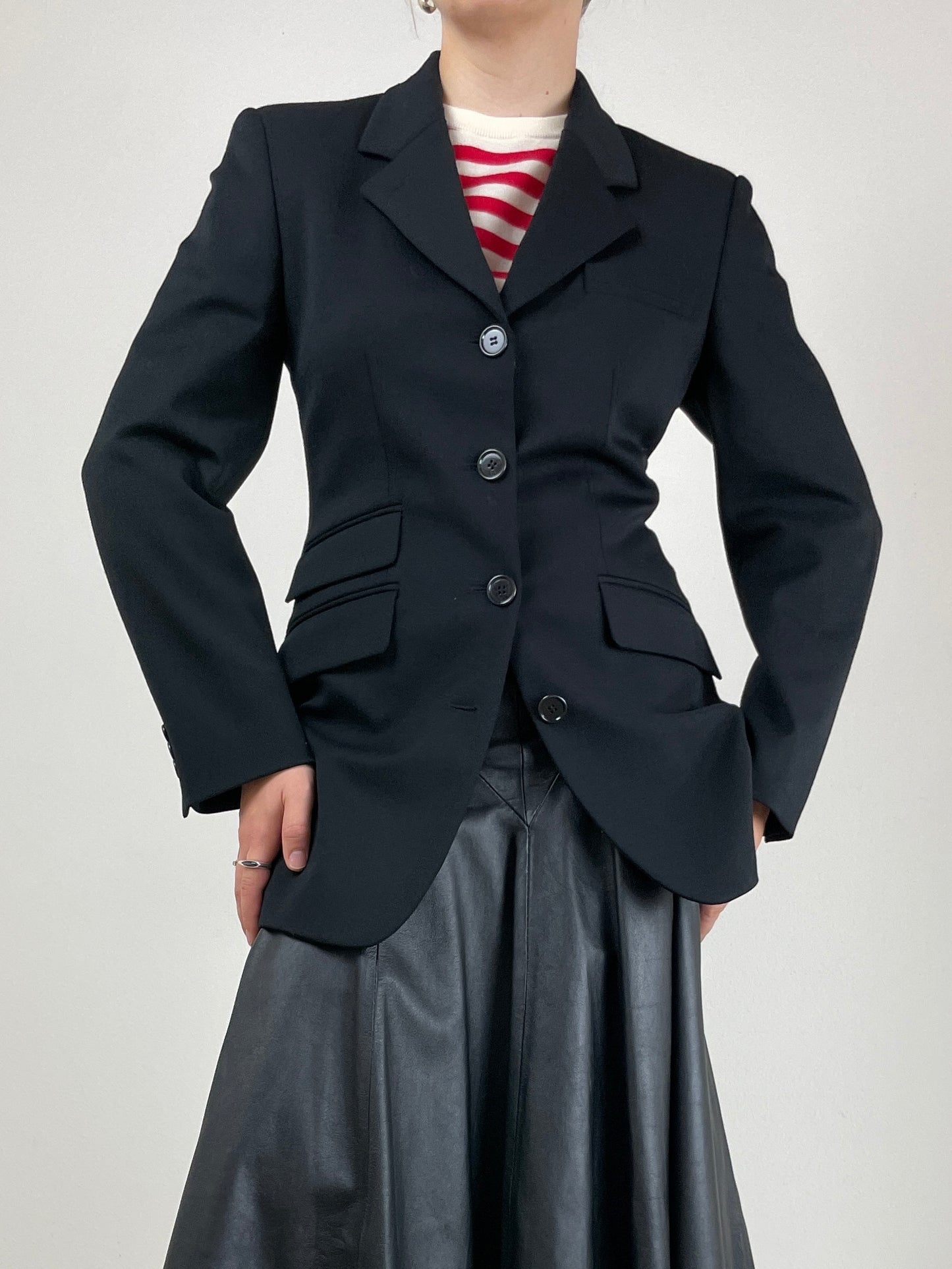 Blazer vintage in lana Made in Italy