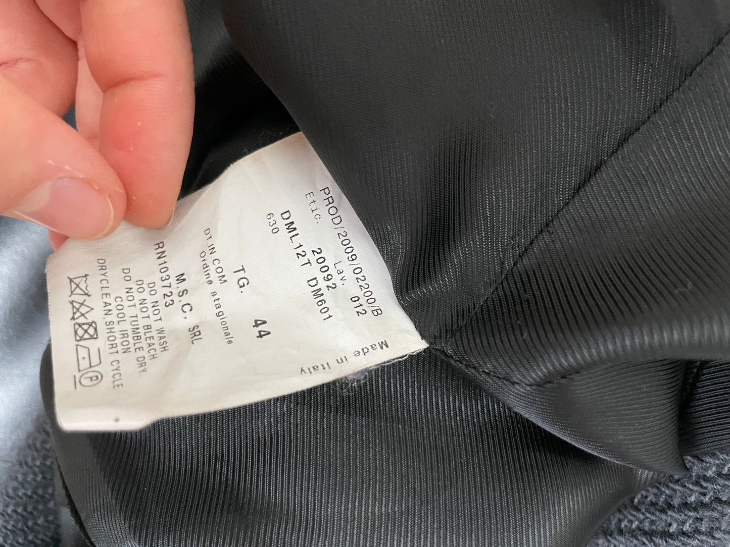 ARMANI wool coat