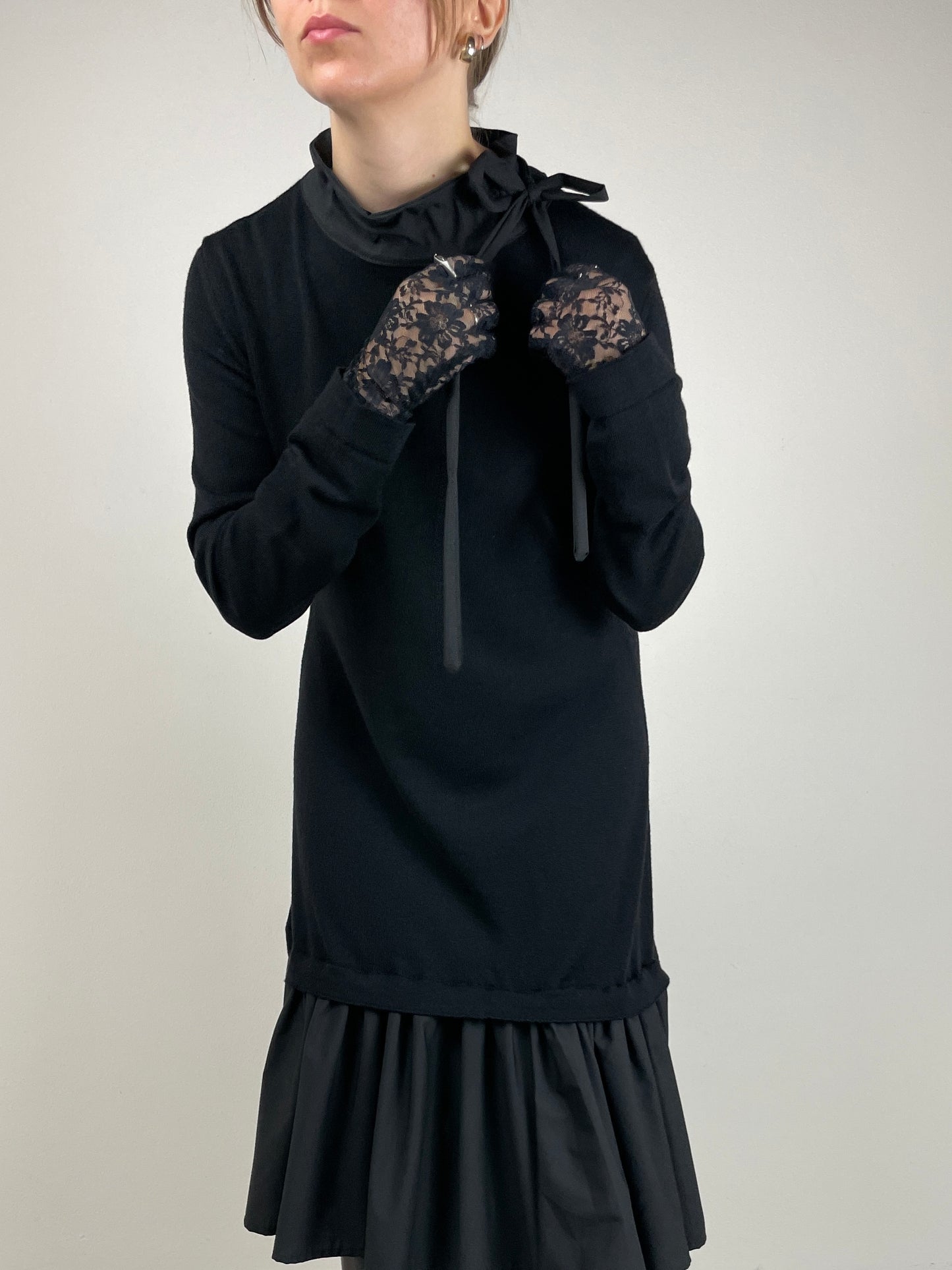 Abito in maglia di lana
