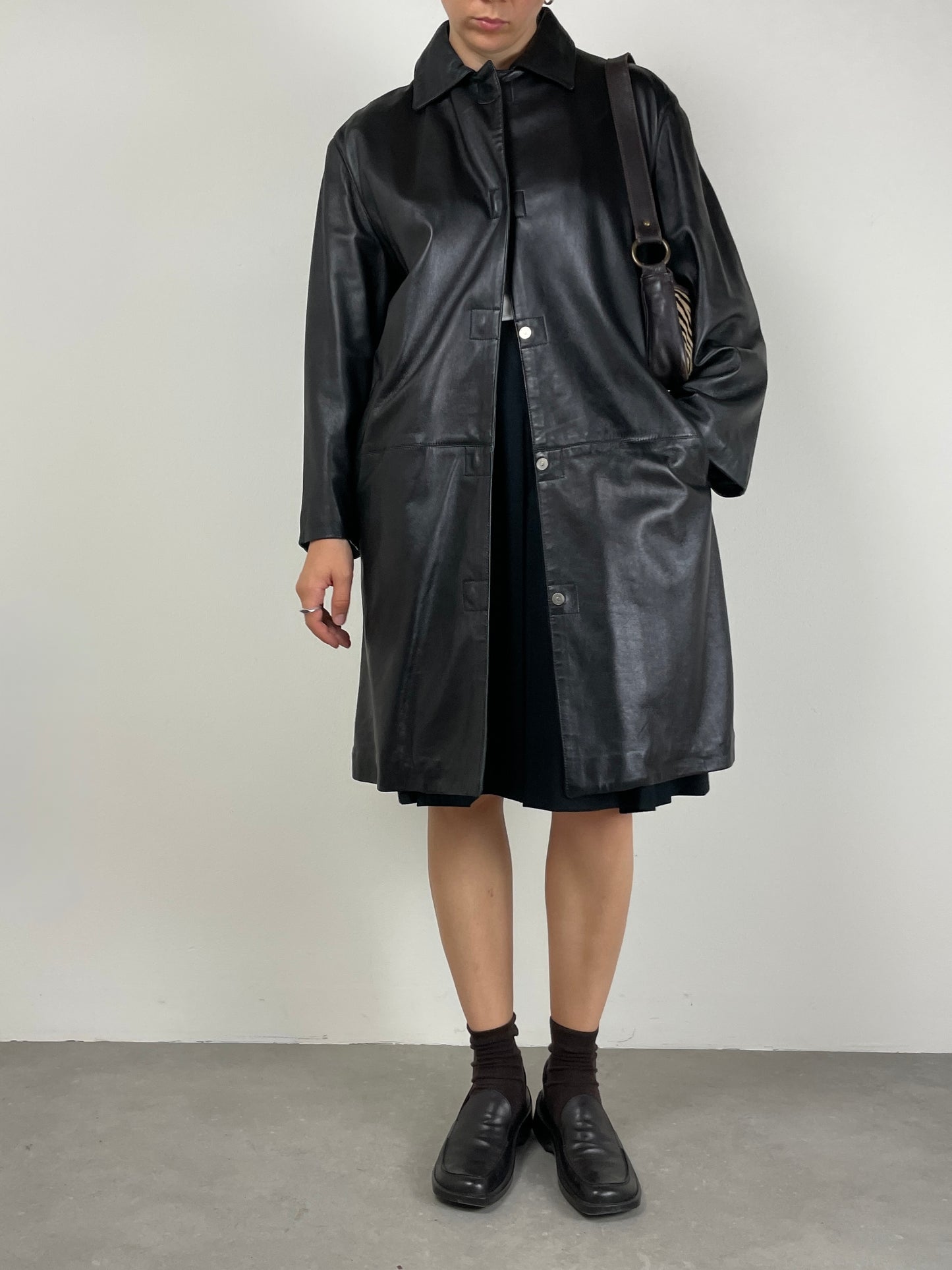 Giacca vintage in vera pelle Made in Italy