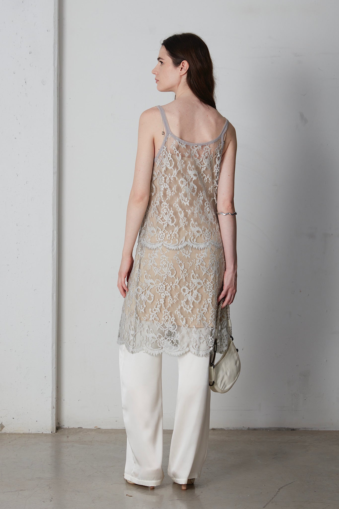 Pantalone in raso di seta La Perla