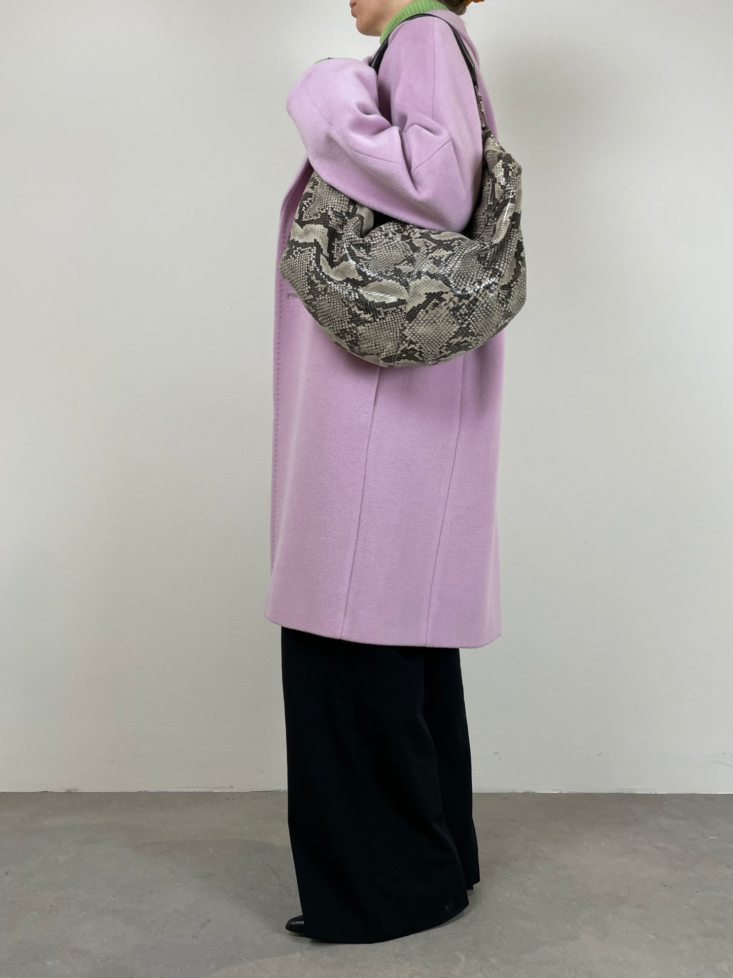Borsa in vera pelle pitonata