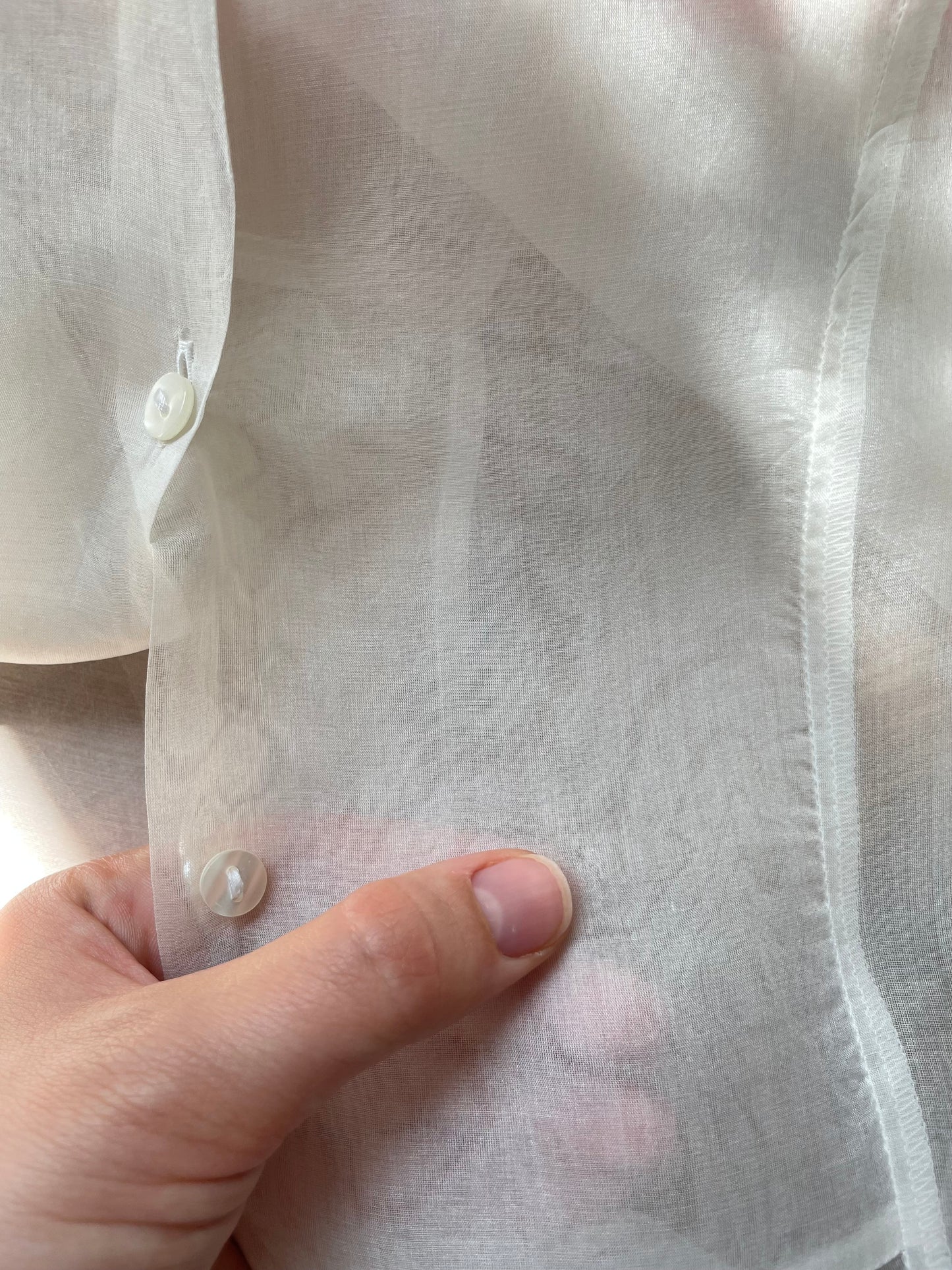 Camicia in organza di seta