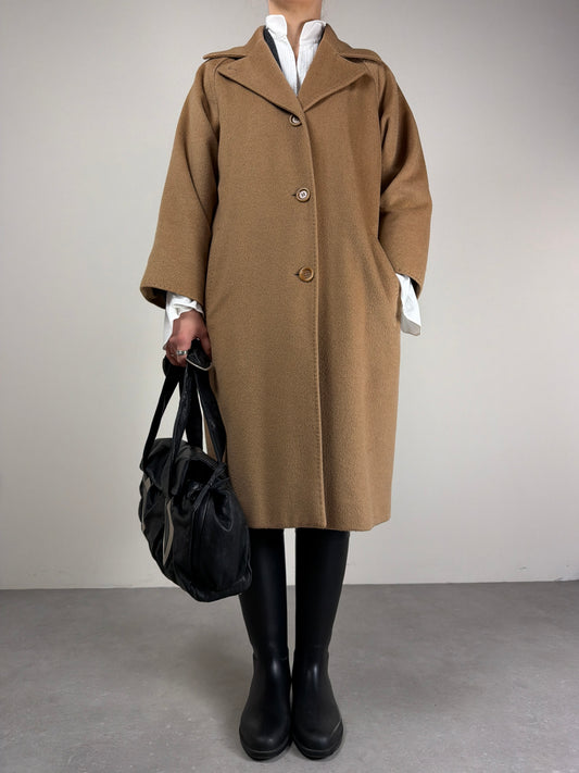 MAX MARA cappotto in 100% cammello